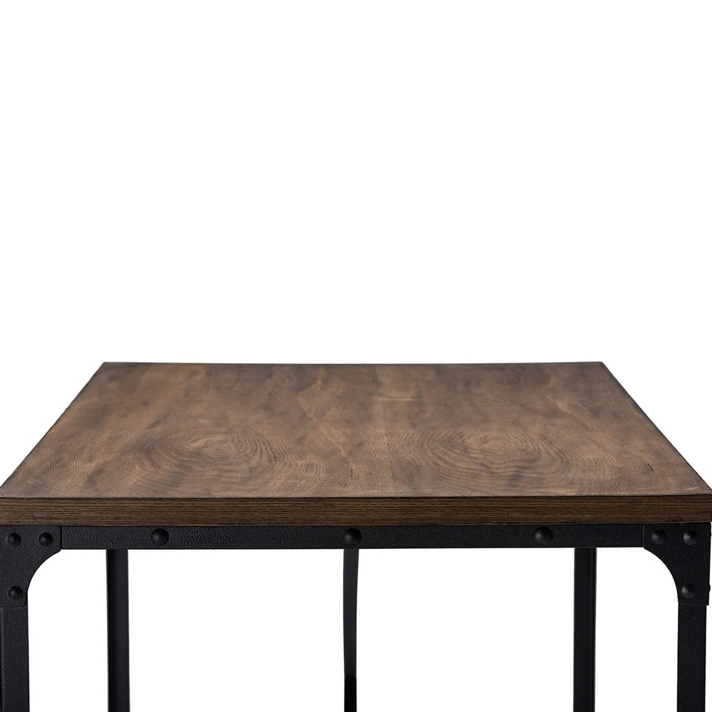 George Vintage Desk Distressed Wood - Image 4