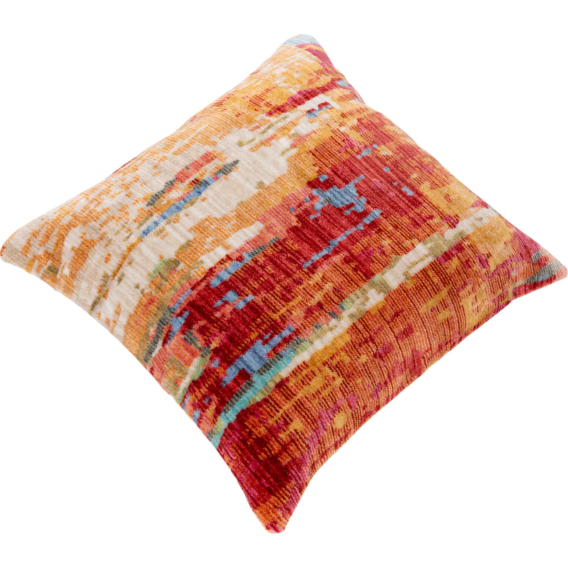 Georgia Pillow Bright Pink/Beige/Bright Purple - Image 2