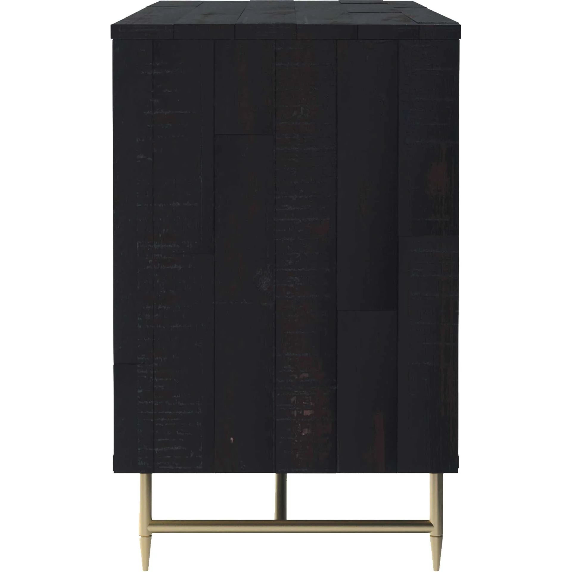 Gershwin Wood Buffet Black/Brass - Image 4