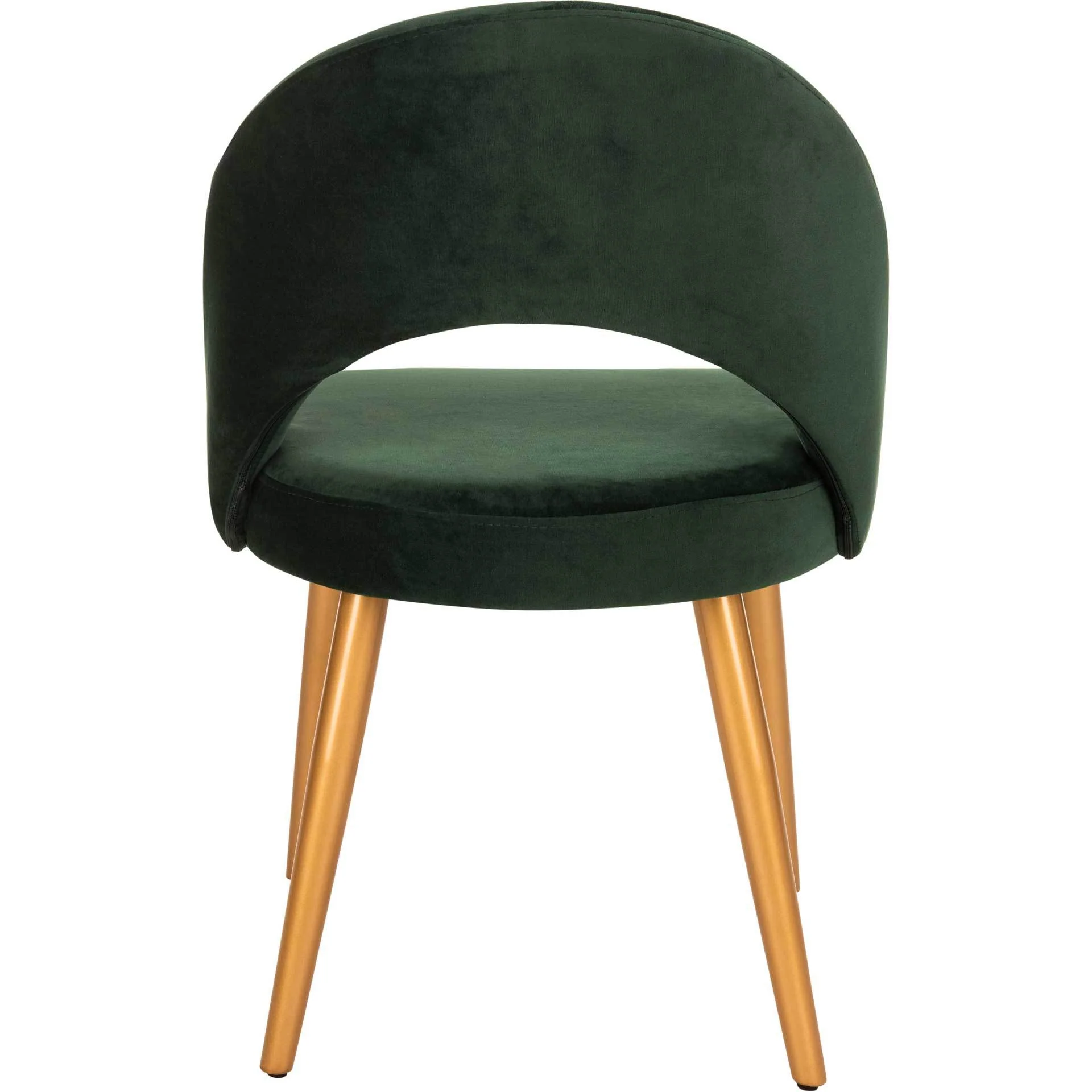 Gia Retro Dining Chair Malachite Green/Gold (Set of 2) - Image 5