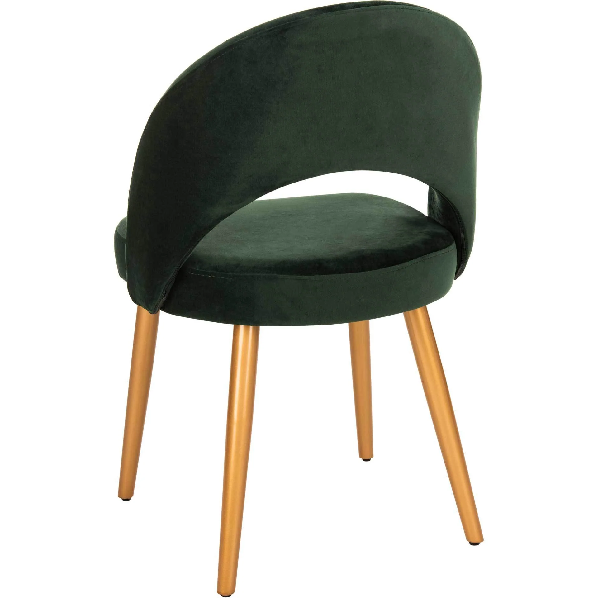 Gia Retro Dining Chair Malachite Green/Gold (Set of 2) - Image 6