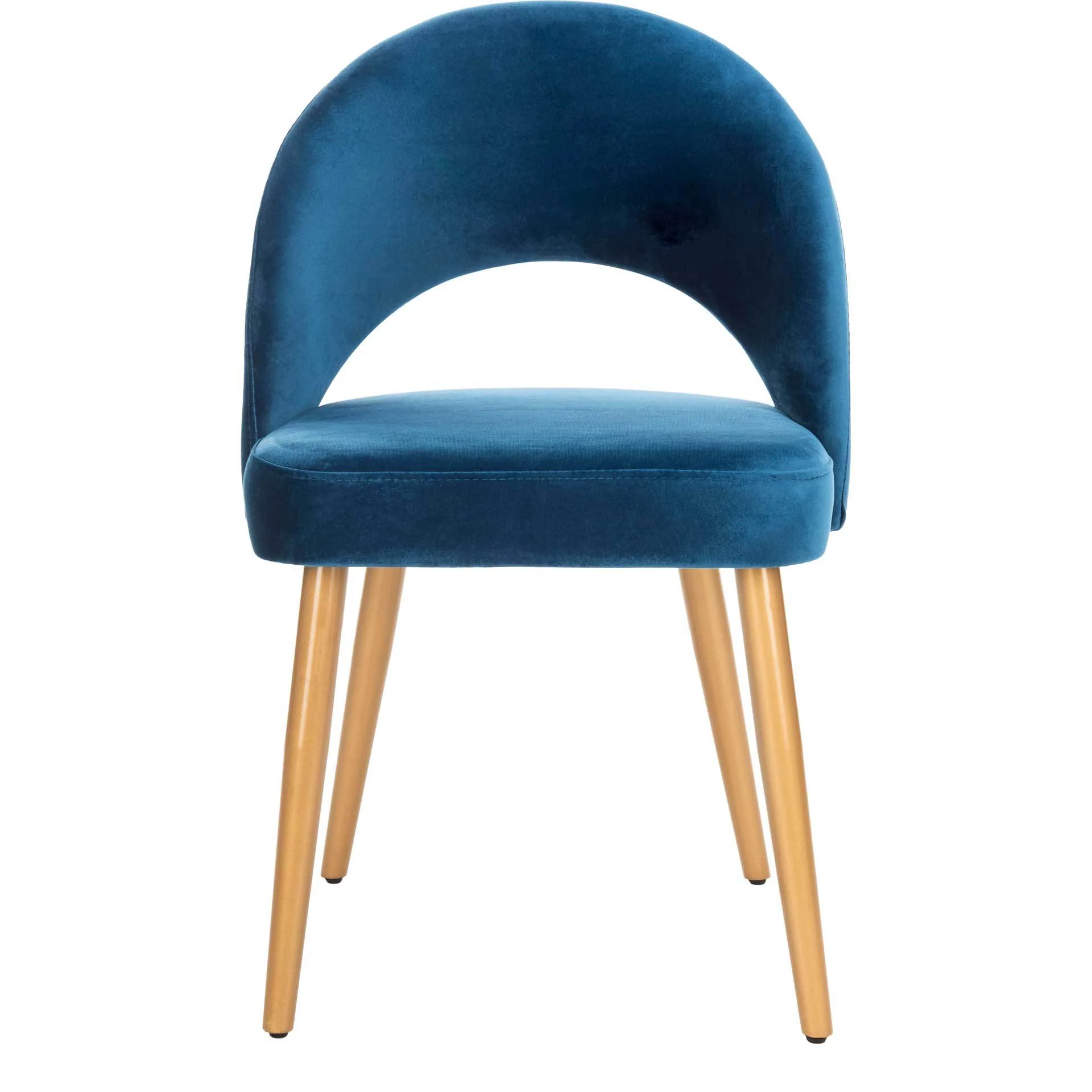 Gia Retro Dining Chair Navy/Gold (Set of 2) - Image 3