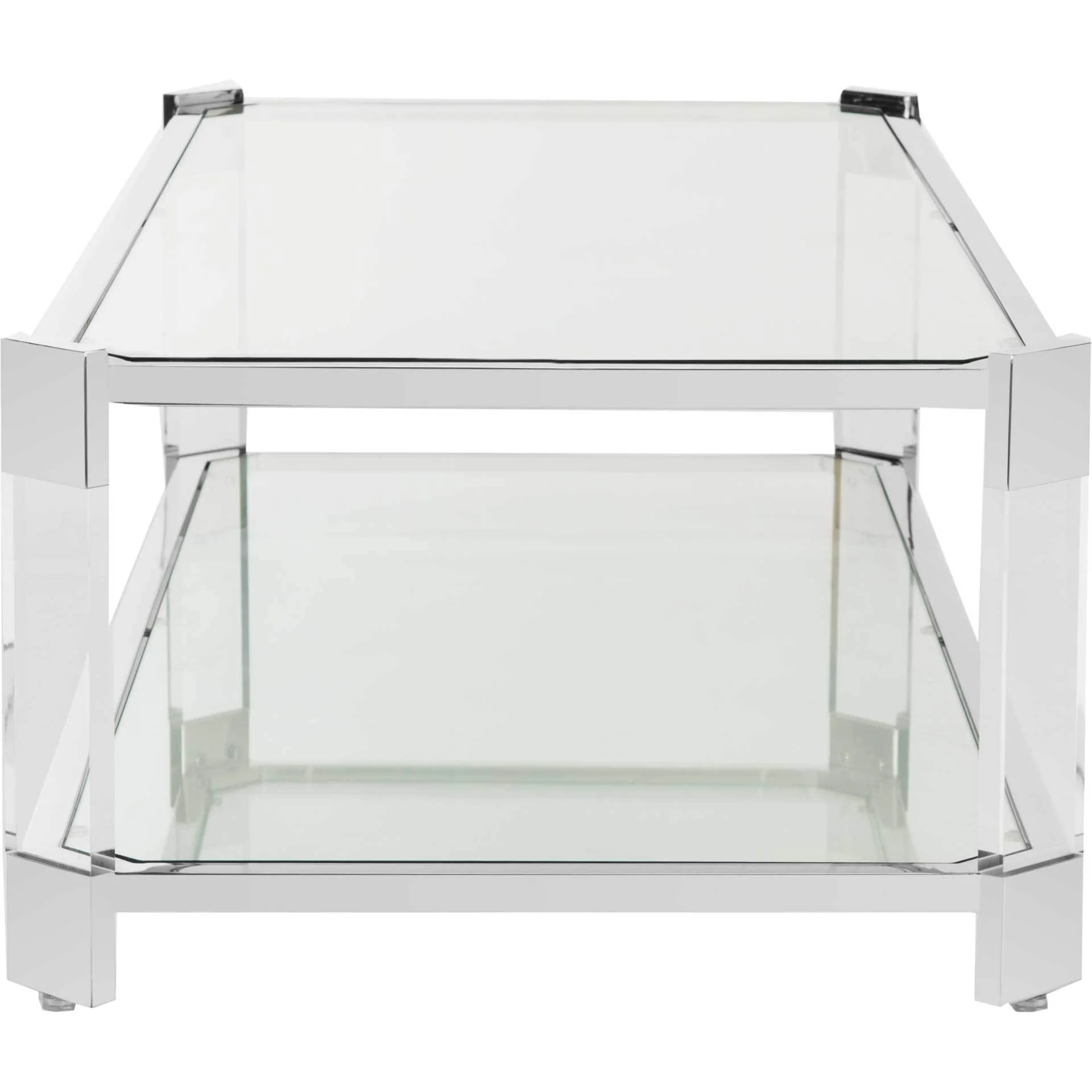 Giada Coffee Table Silver / Clear - Image 2