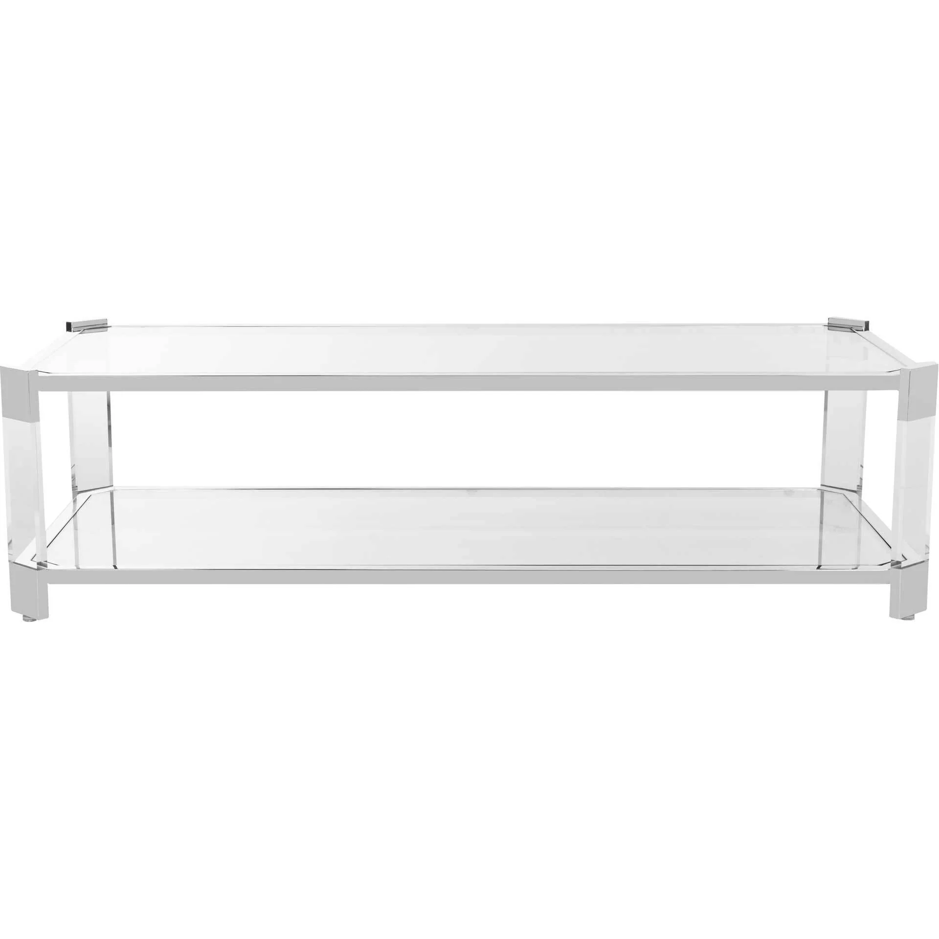 Giada Coffee Table Silver / Clear - Image 3