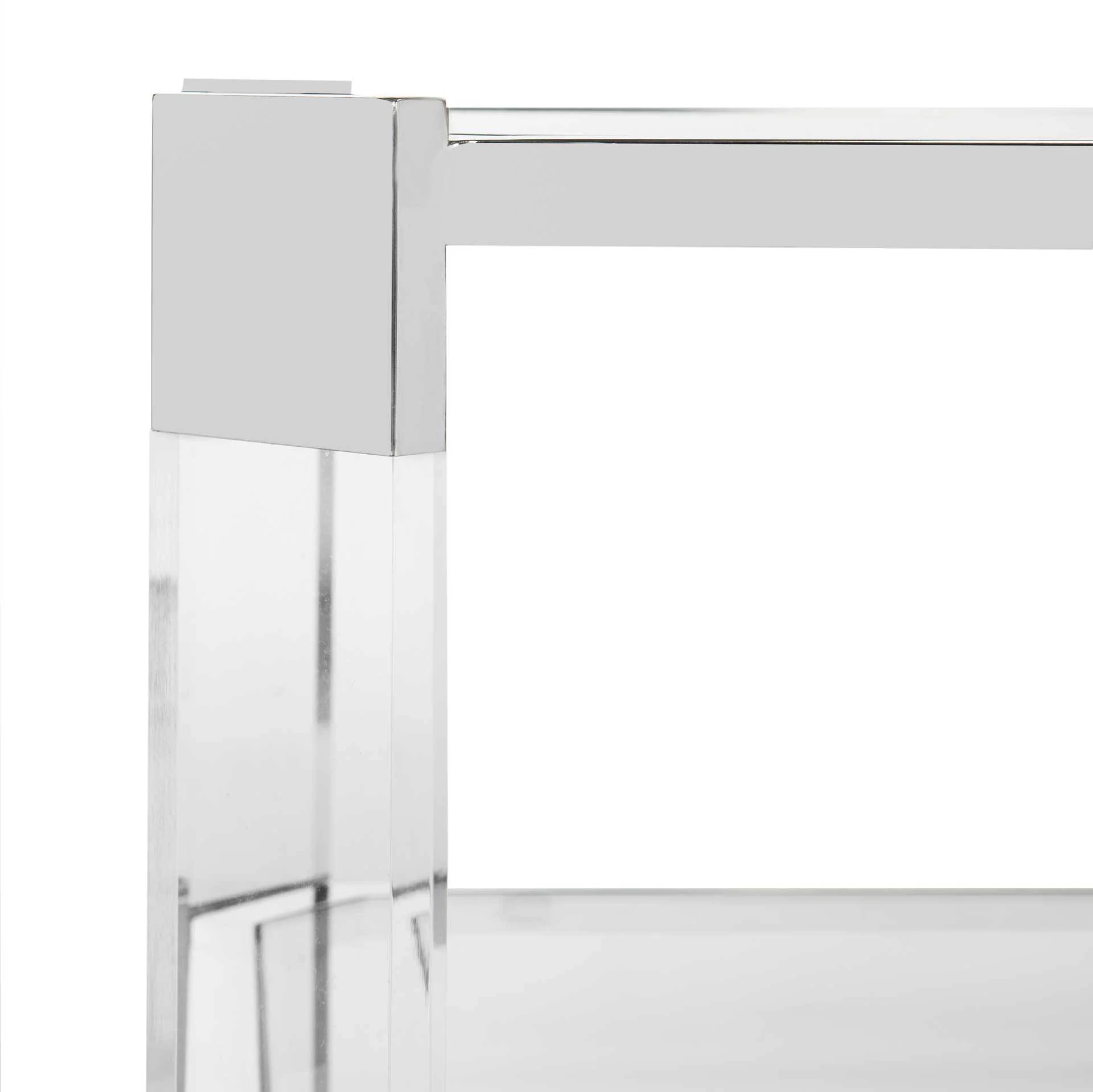 Giada Coffee Table Silver / Clear - Image 4