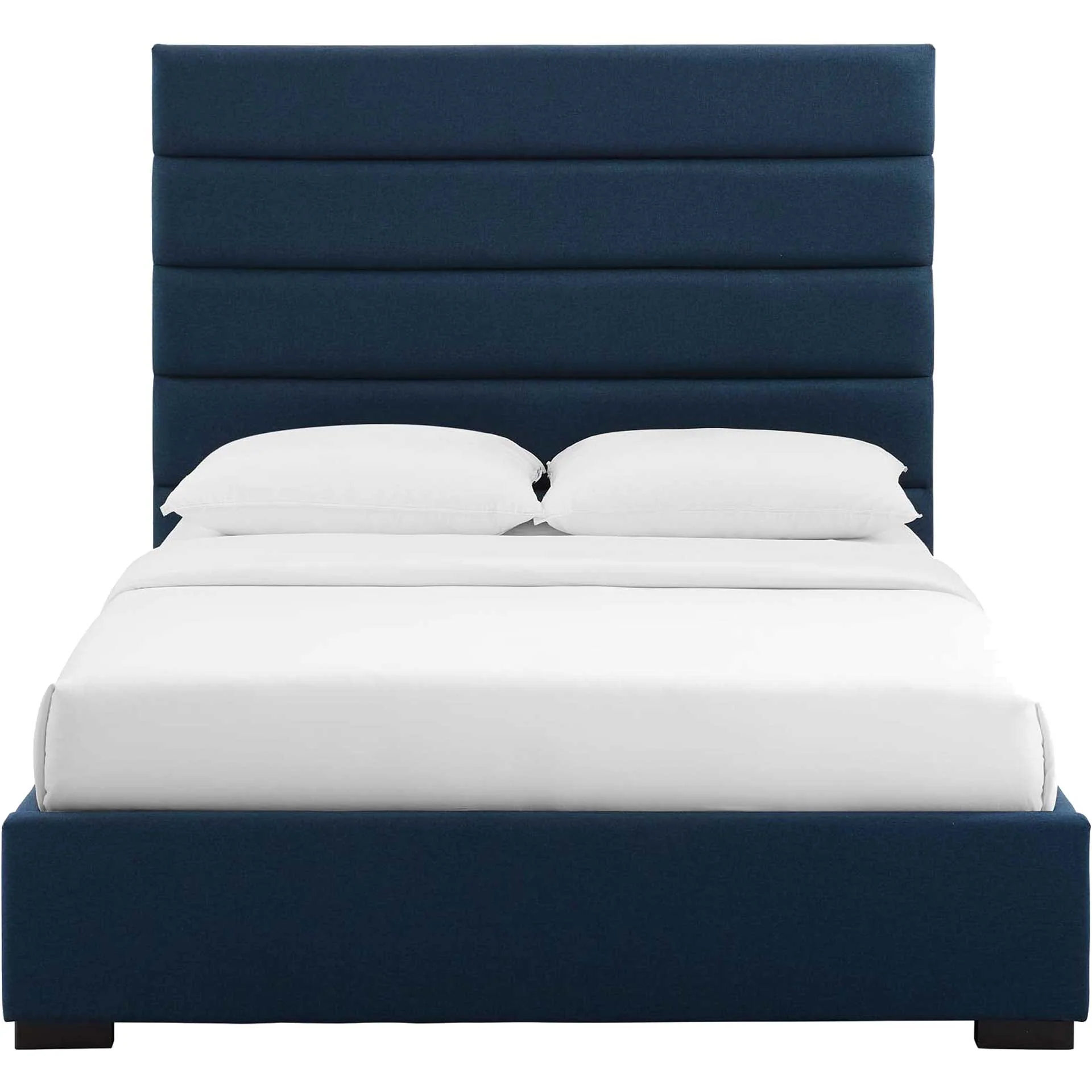 Gianna Upholstered Fabric Platform Bed Blue - Image 2