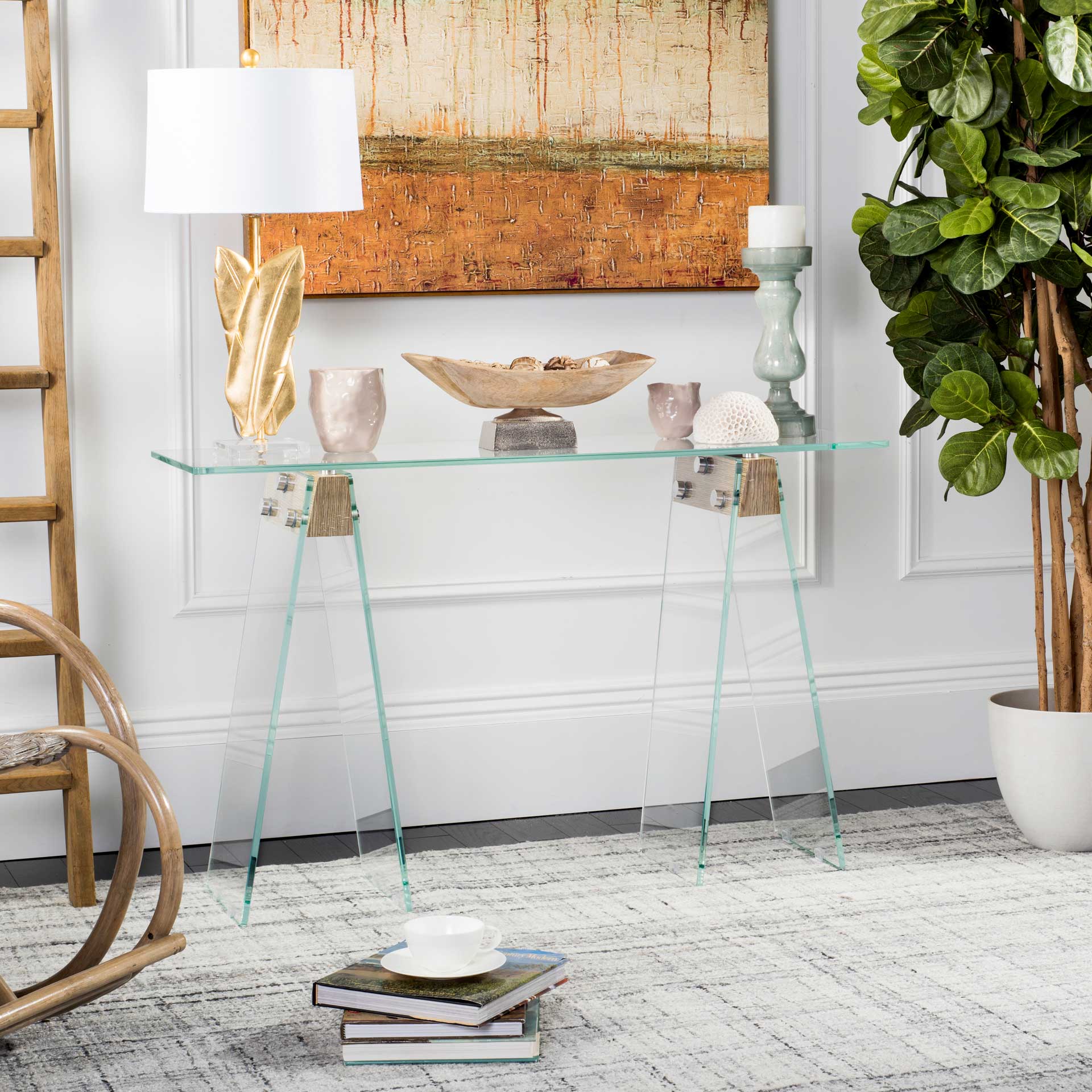 Glass Loft Console Table - Image 4