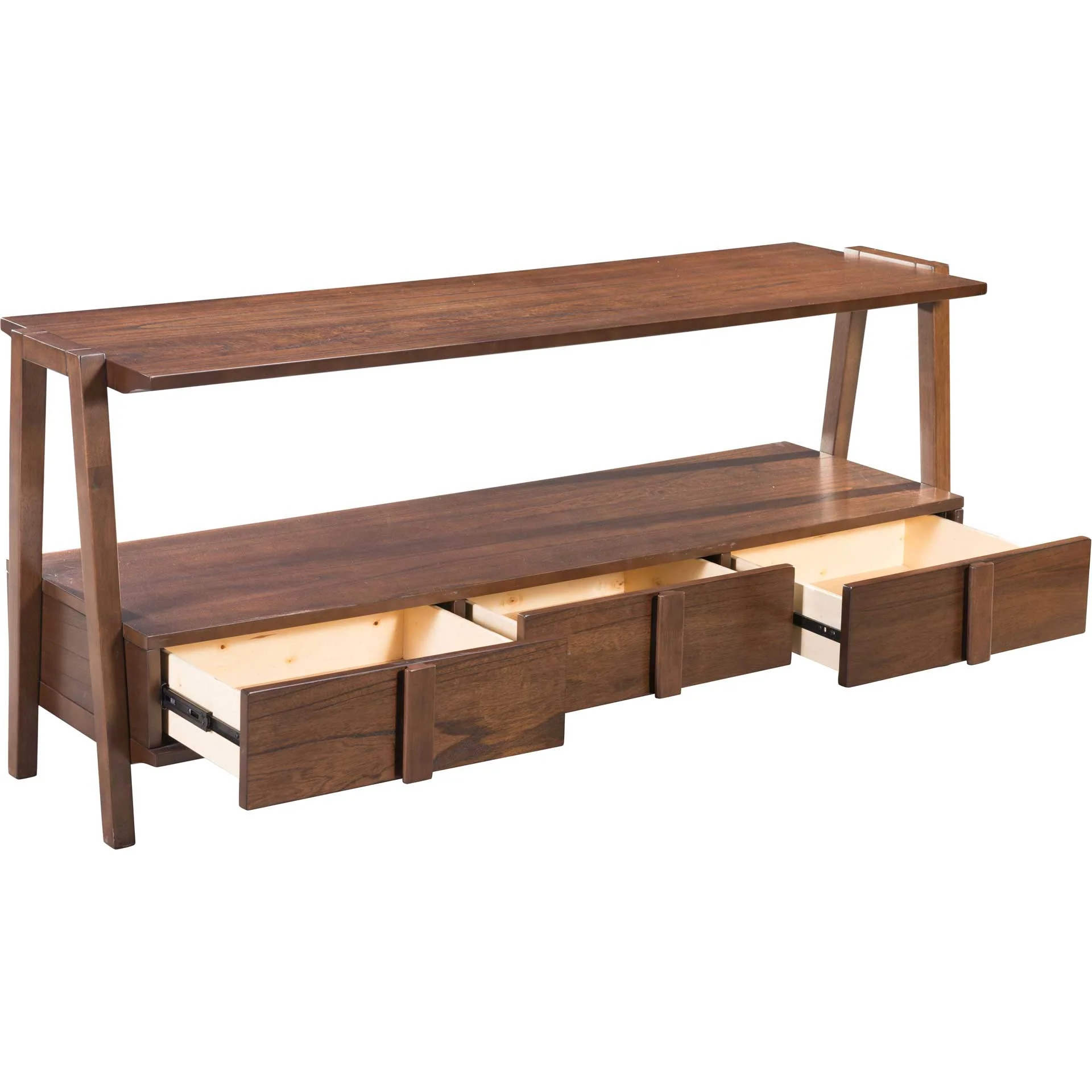 Glendale Media Console Table Walnut - Image 5