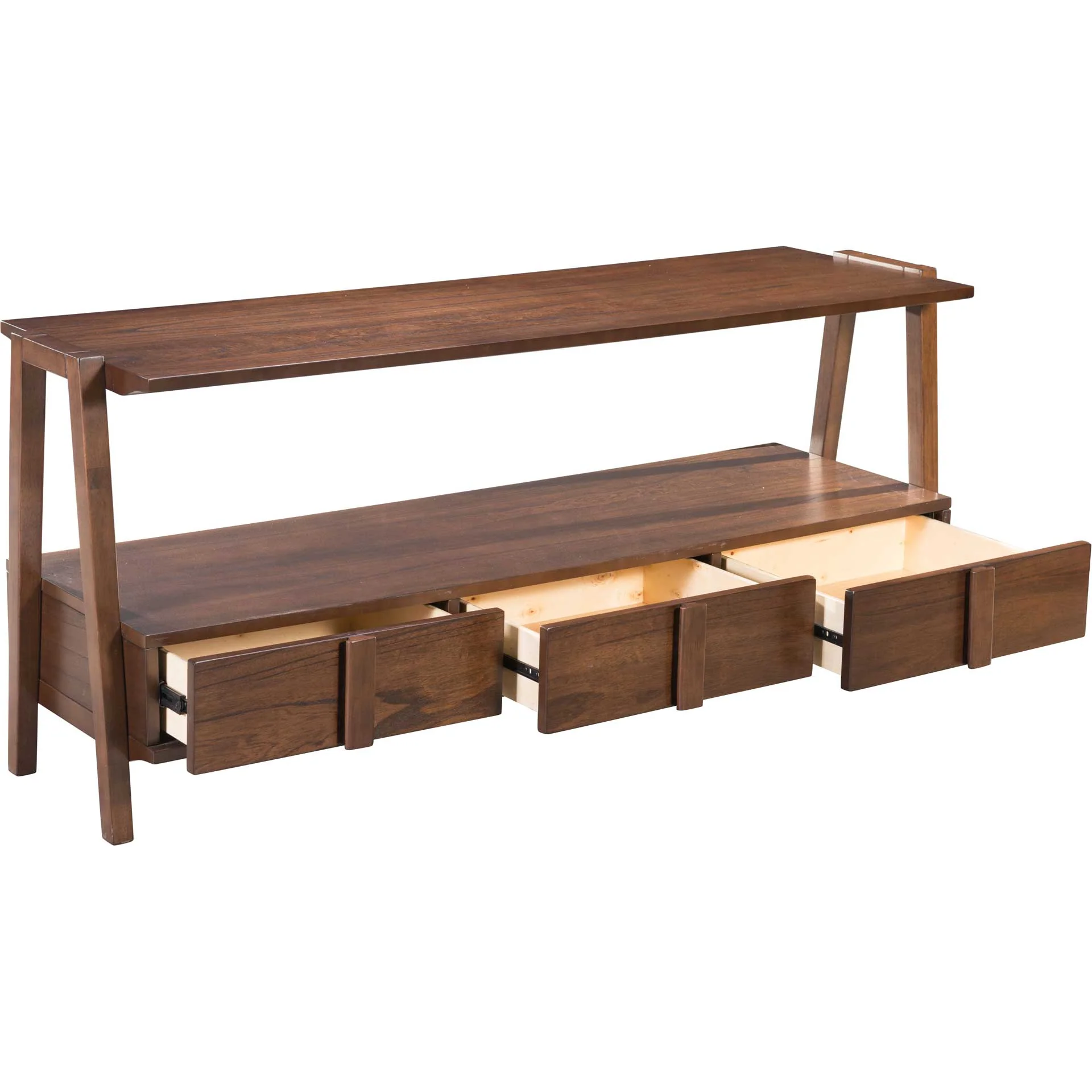 Glendale Media Console Table Walnut - Image 6