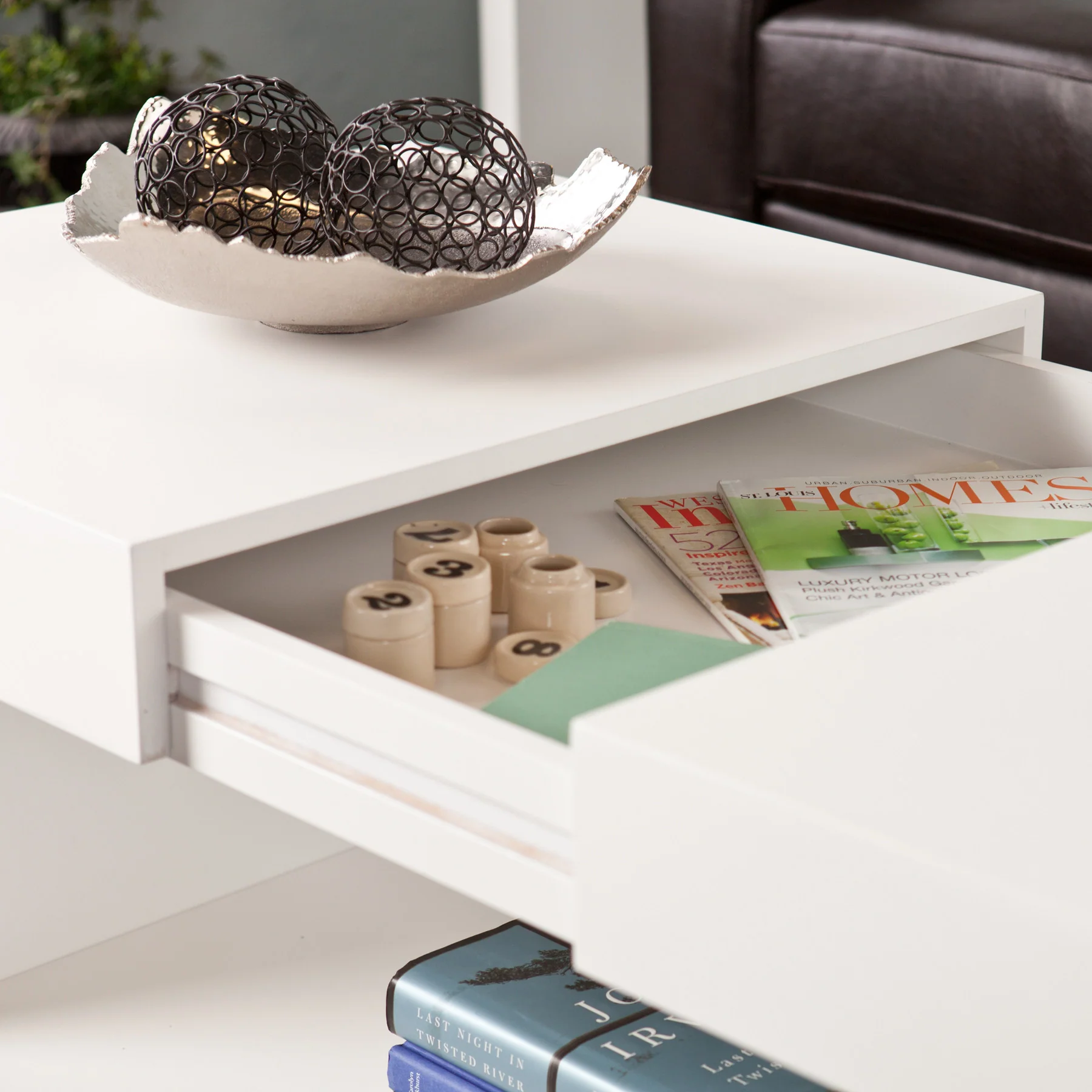 Glidick Coffee Table White - Image 5