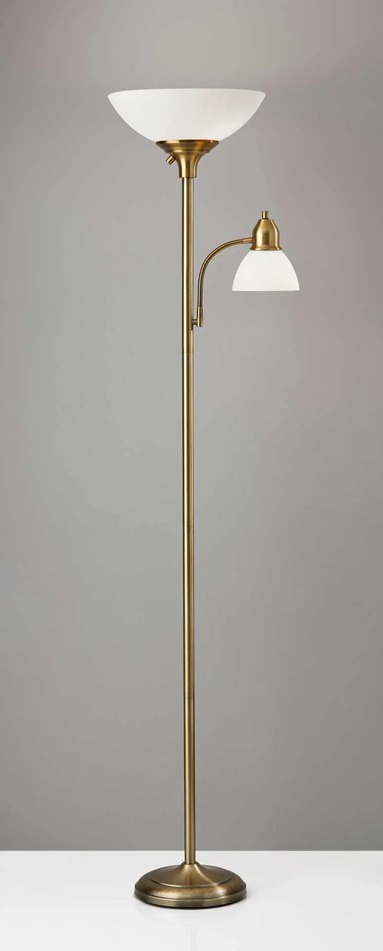 Glostrup Combo Torchiere Brass - Image 2