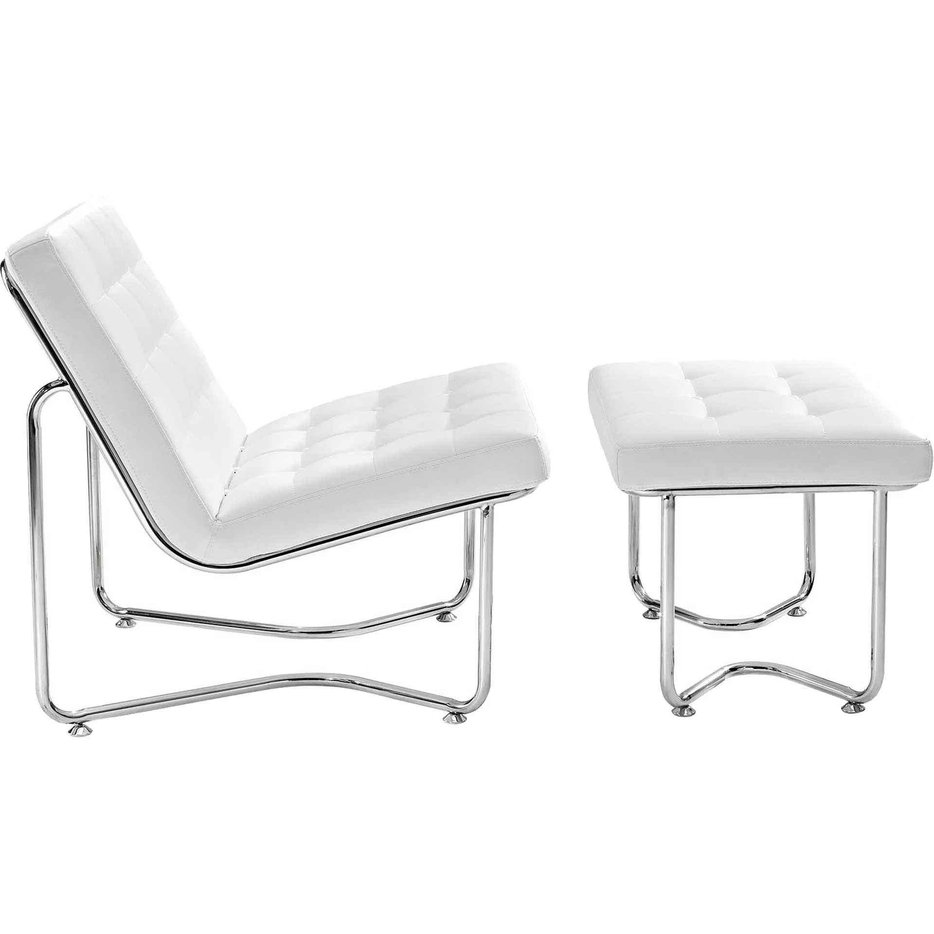Godit Lounge Chair White - Image 2