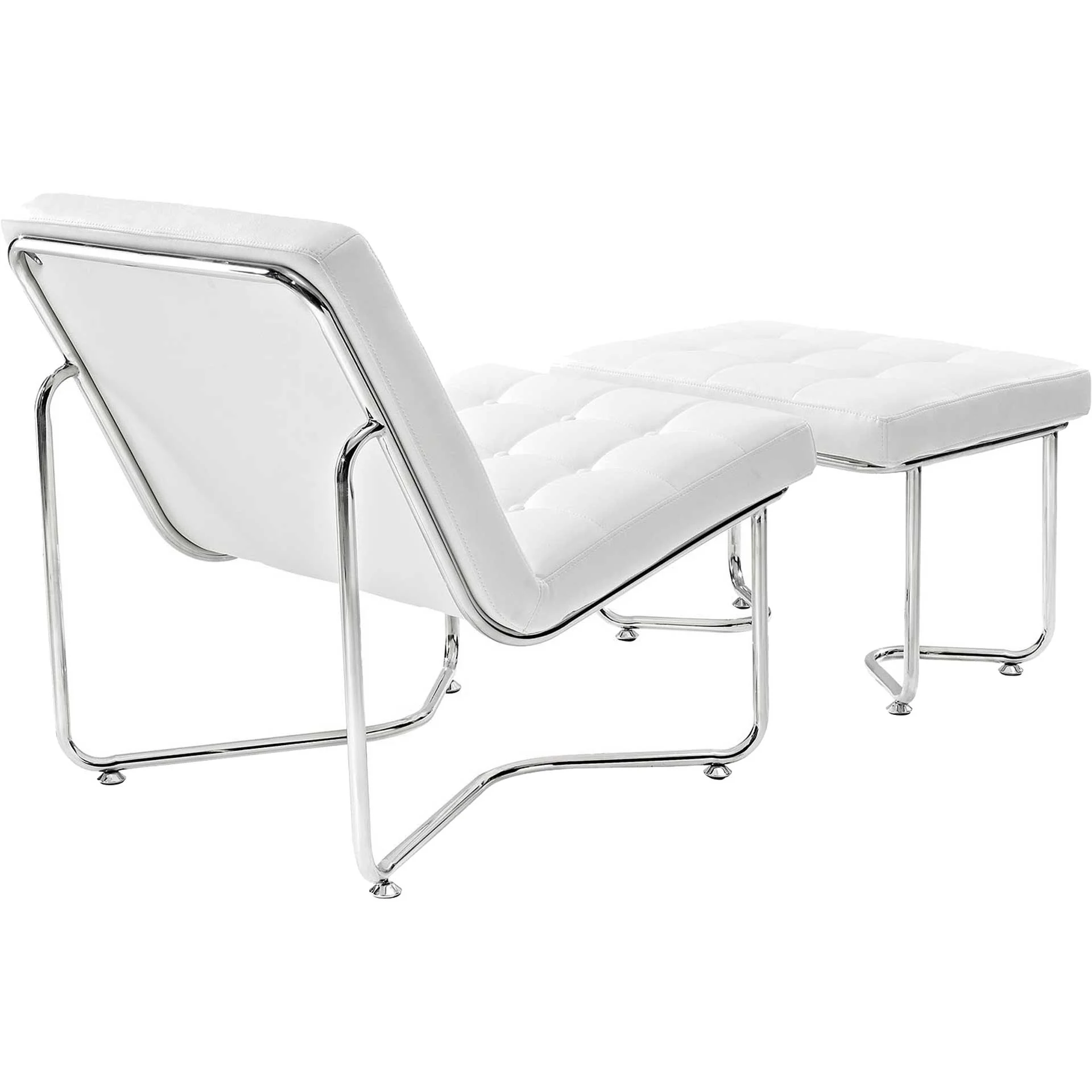 Godit Lounge Chair White - Image 3