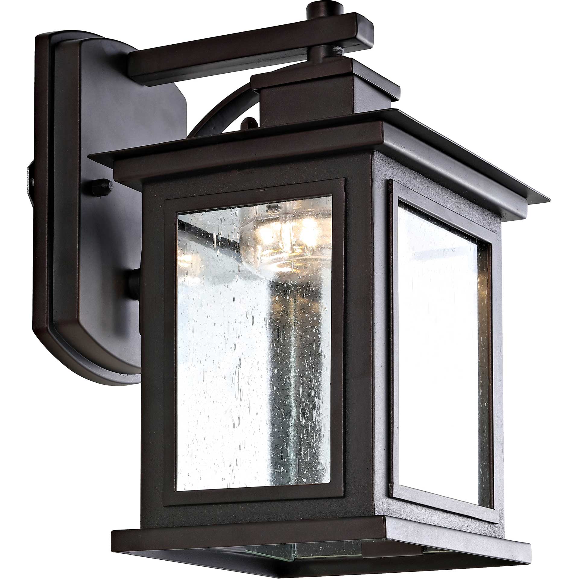Gold Outdoor Wall Lantern Bronze/Black - Image 2