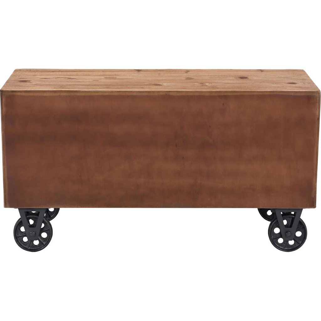 Goran Cabinet Natural Pine & Industrial Gray - Image 4
