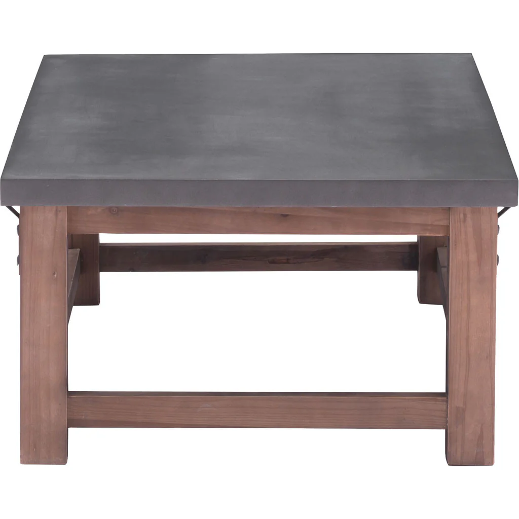 Goran Coffee Table Gray & Distressed Fir - Image 2