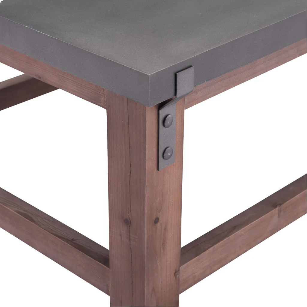 Goran Coffee Table Gray & Distressed Fir - Image 4