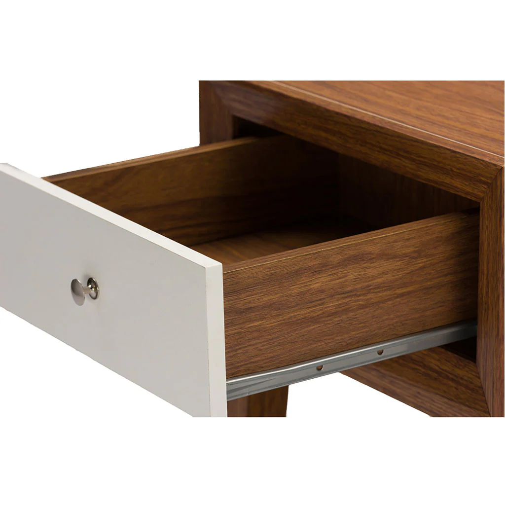Gordon Nightstand Walnut/White - Image 3
