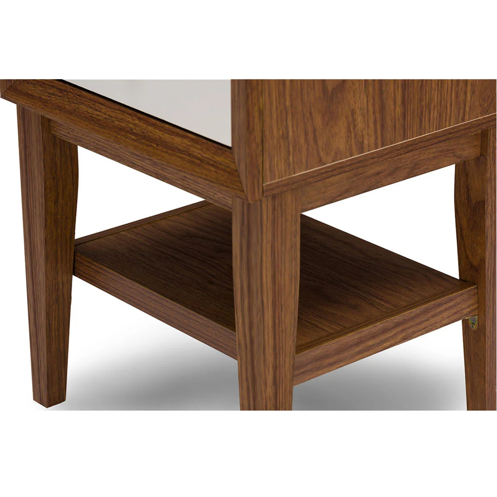 Gordon Nightstand Walnut/White - Image 4