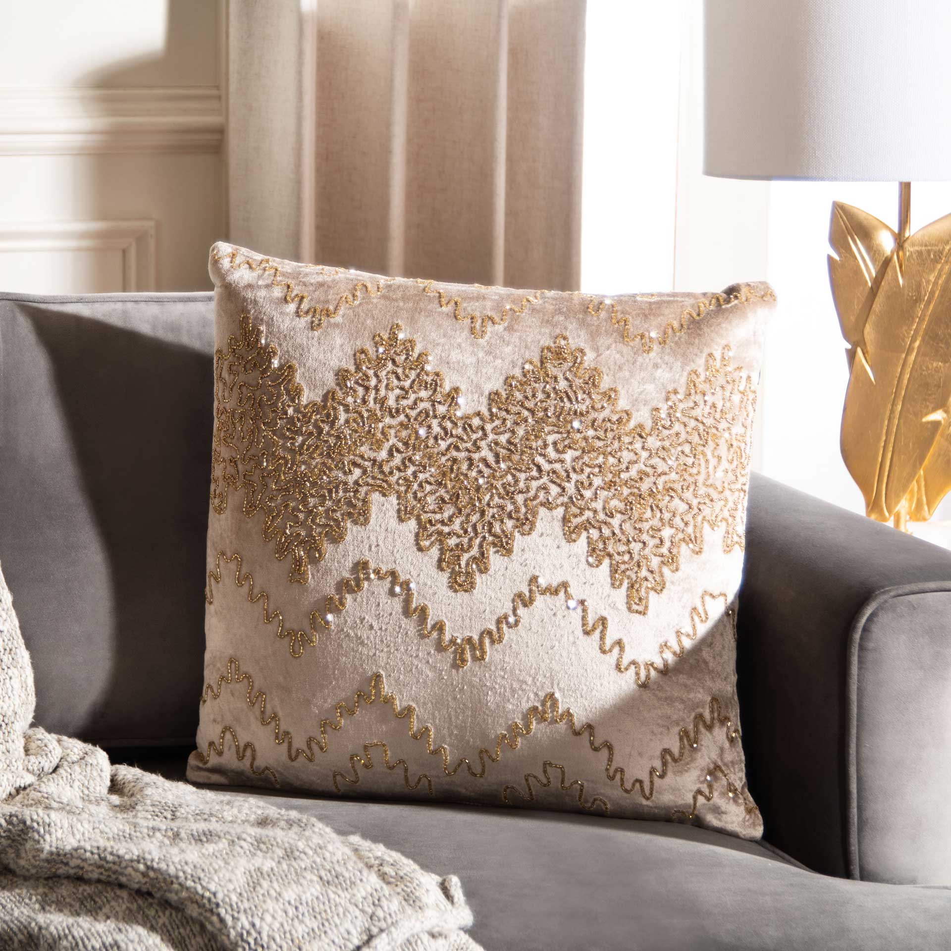 Gordon Sparkle Pillow Gold - Image 4
