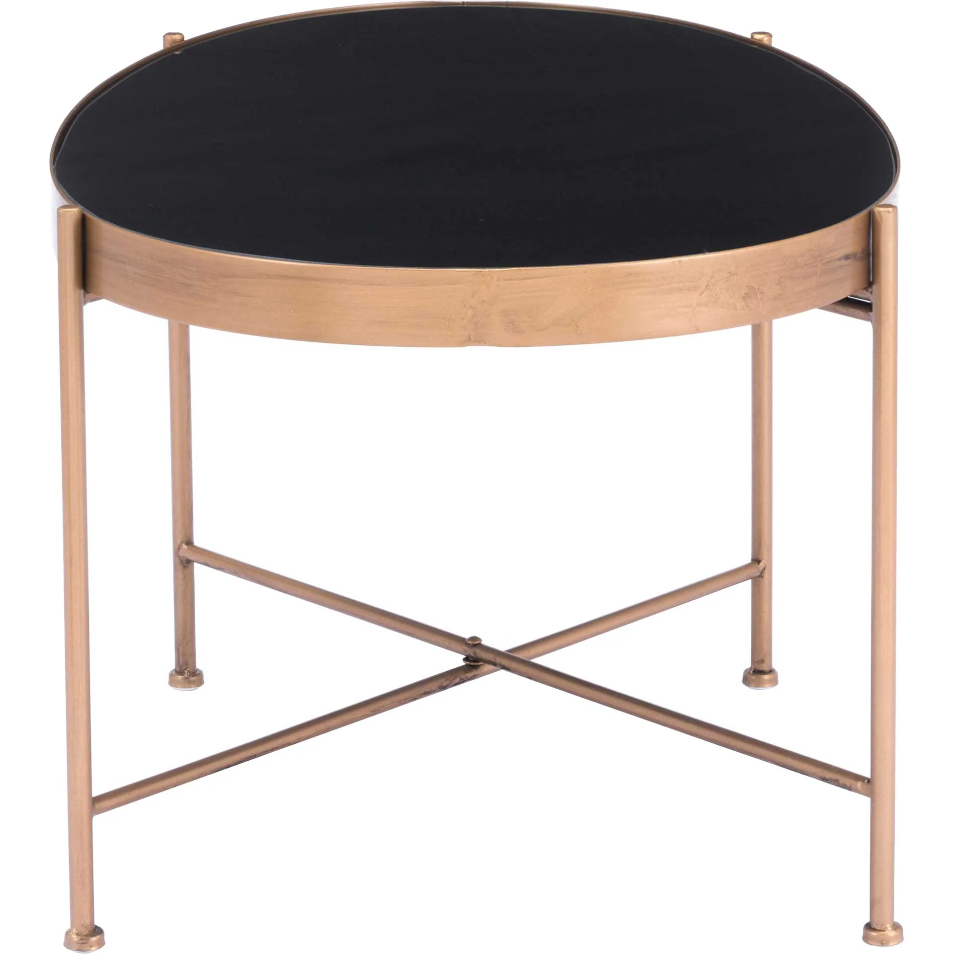 Gotta End Table Black/Gold - Image 2