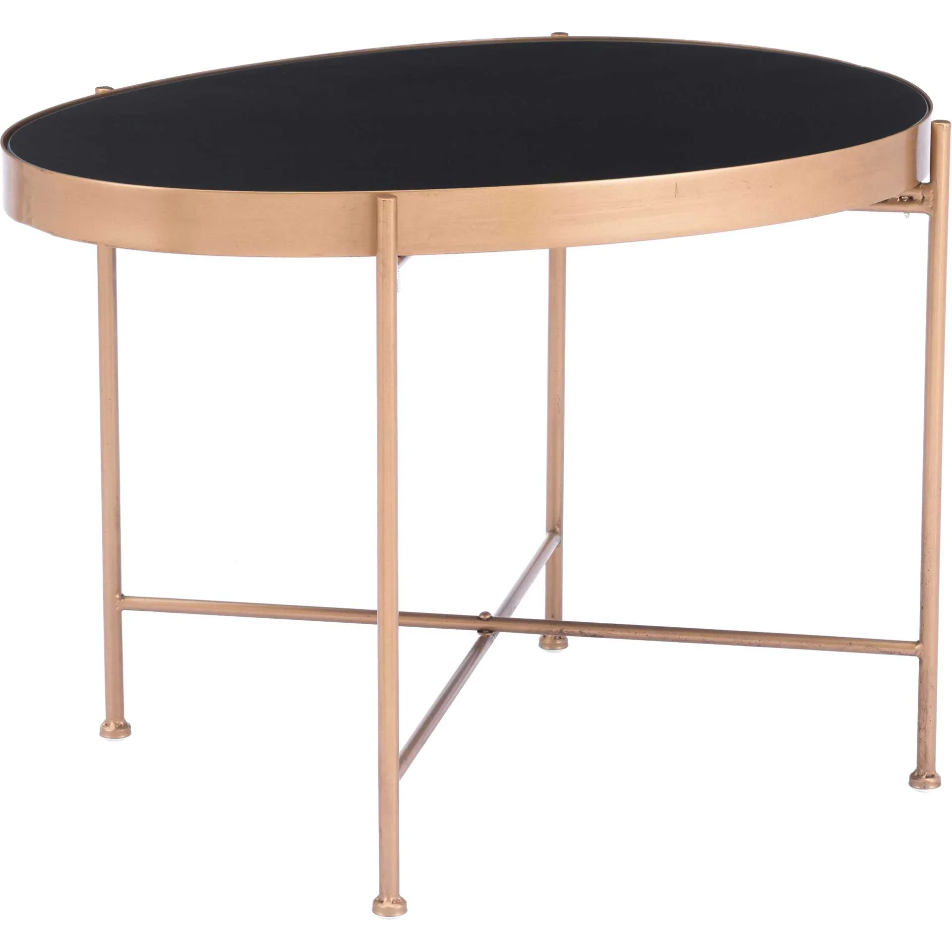 Gotta End Table Black/Gold - Image 4