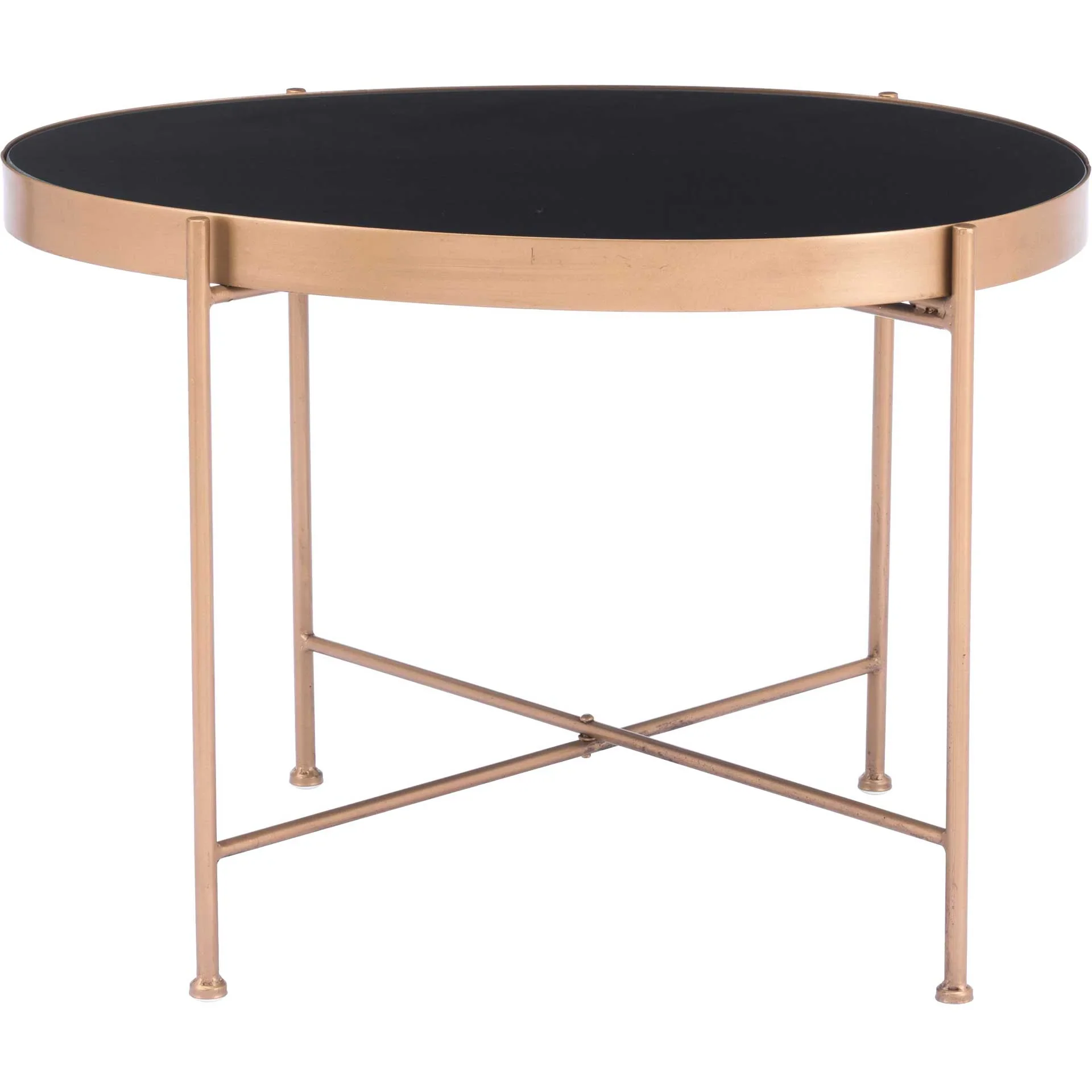 Gotta End Table Black/Gold - Image 6
