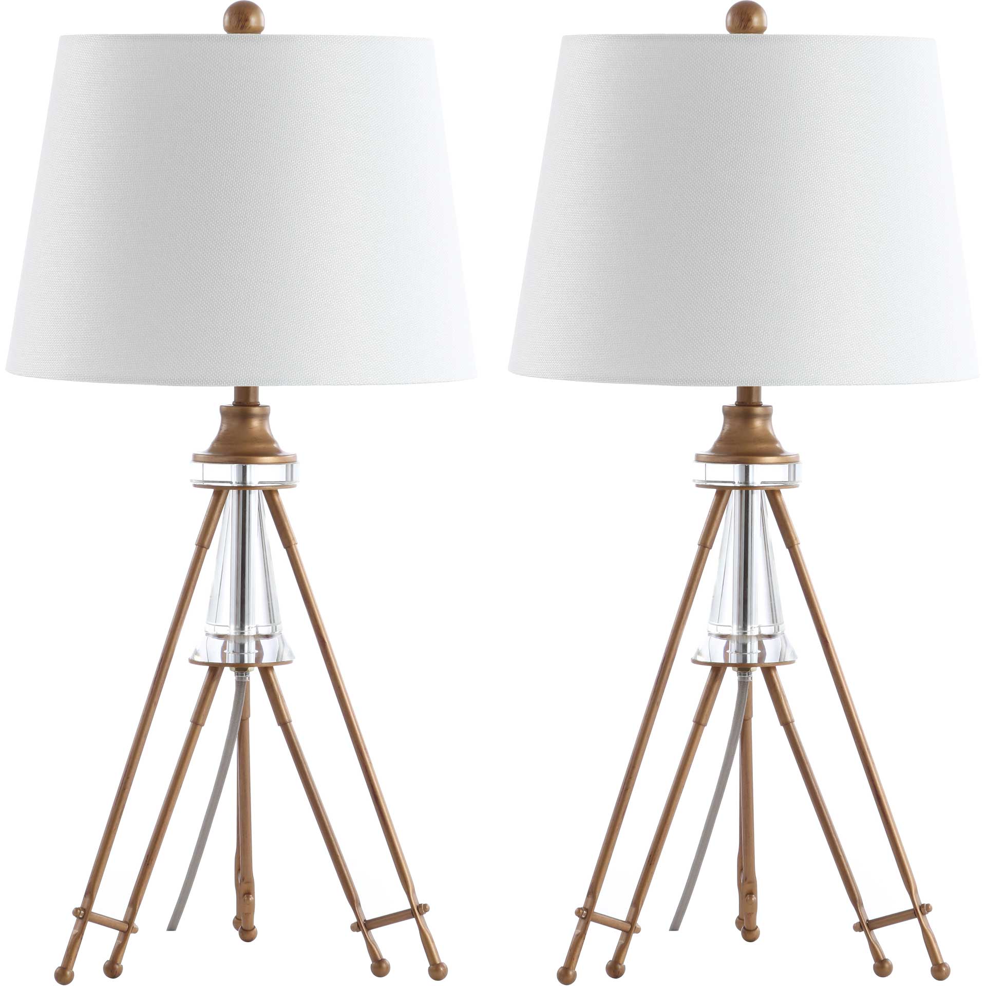 Grace Table Lamps Brass (Set of 2) - Image 3