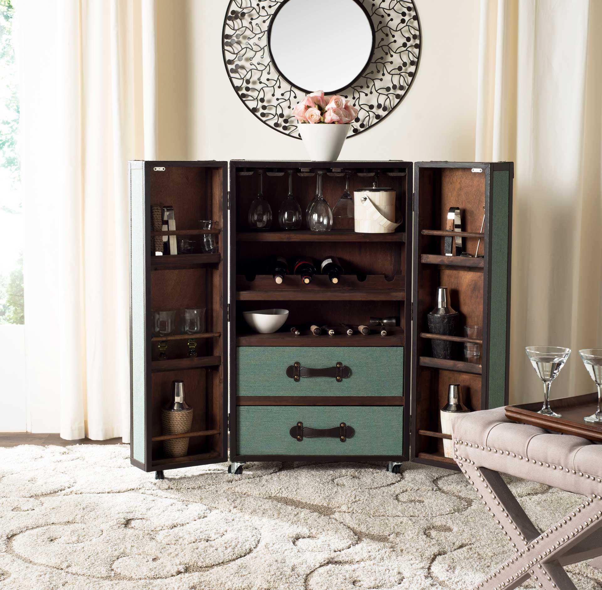 Grady Bar Cabinet Sage - Image 6