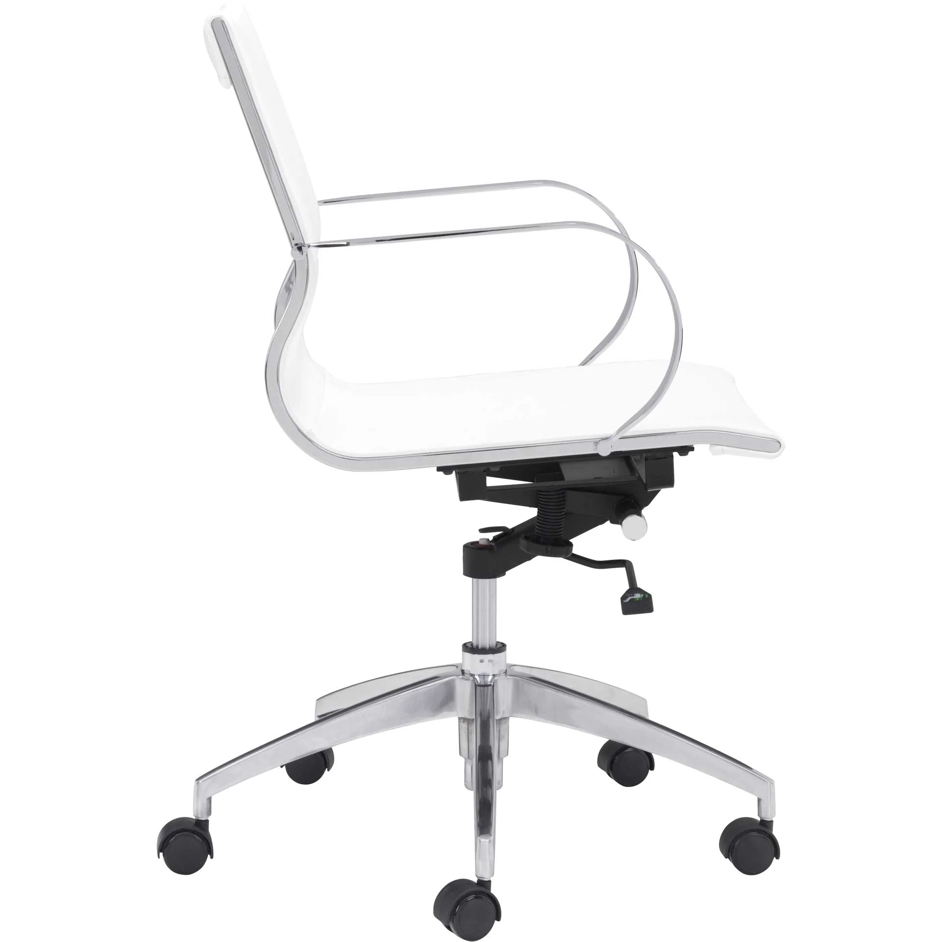 Graham Low Back Office Chair White - Image 2