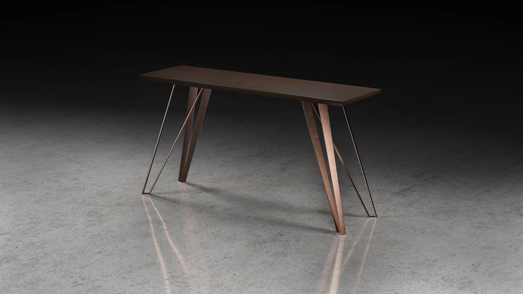 Grand Console Table Espresso - Image 3