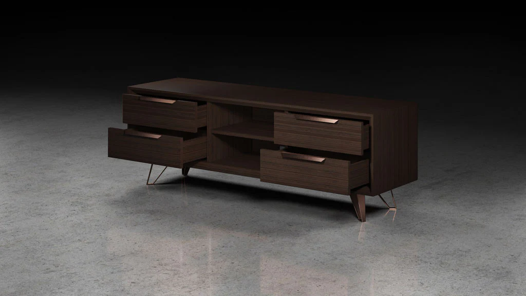Grand Media Cabinet Espresso - Image 3