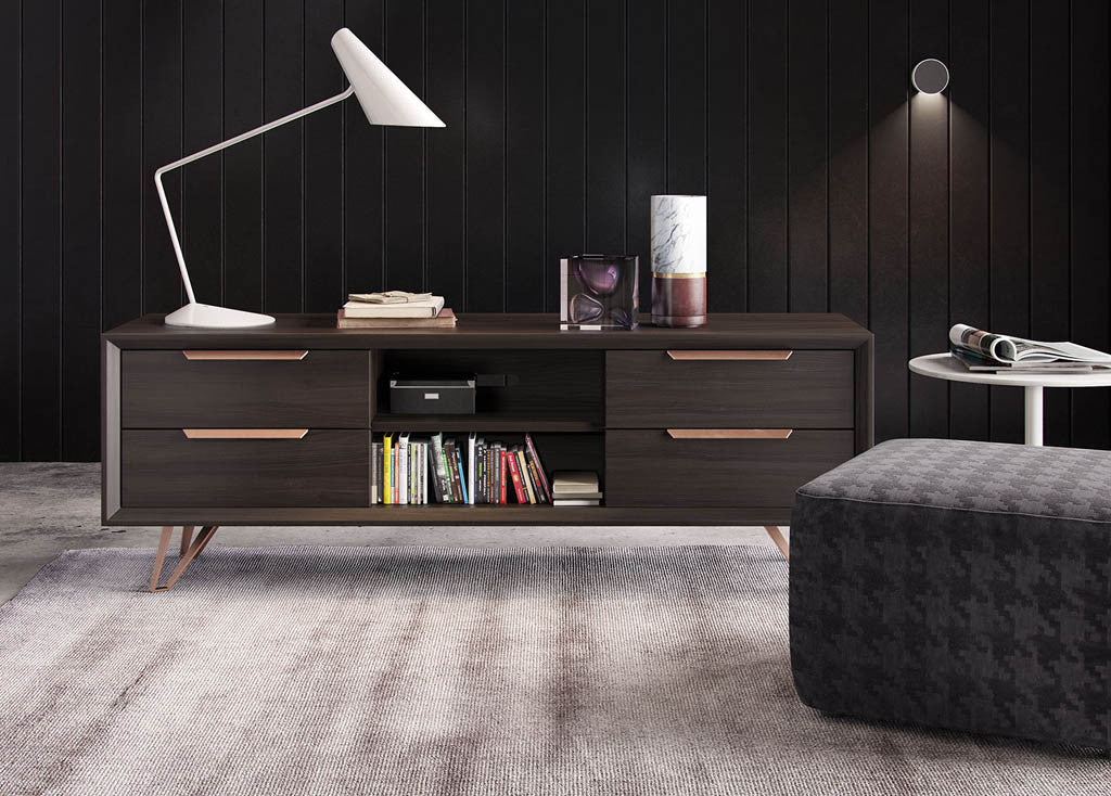 Grand Media Cabinet Espresso - Image 4