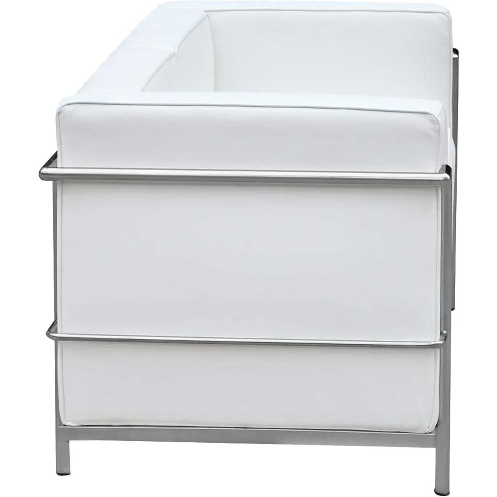Grandeur Loveseat White - Image 2