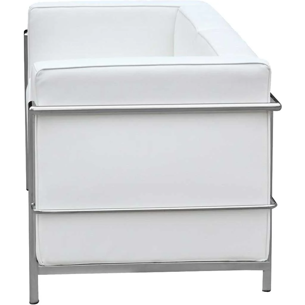 Grandeur Loveseat White - Image 4