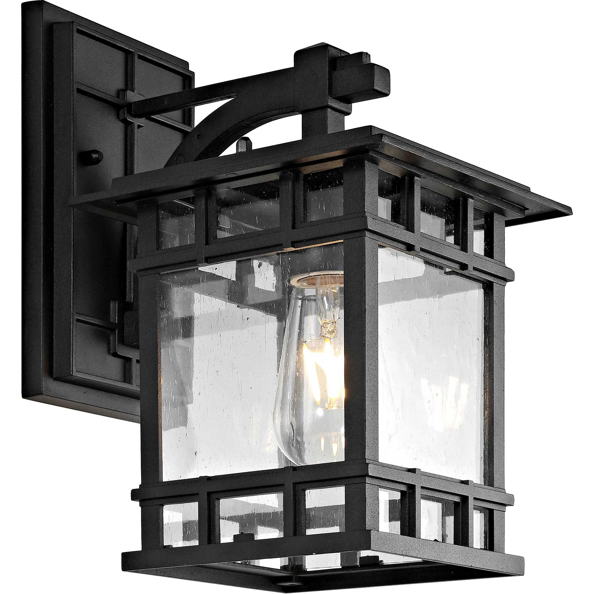 Grania Outdoor Wall Lantern Black - Image 2