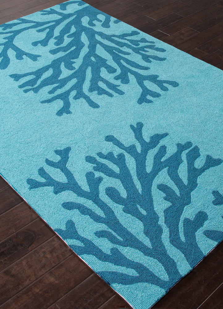 Grant Bough Out Peacock Blue/Mosaic Blue Area Rug - Image 2