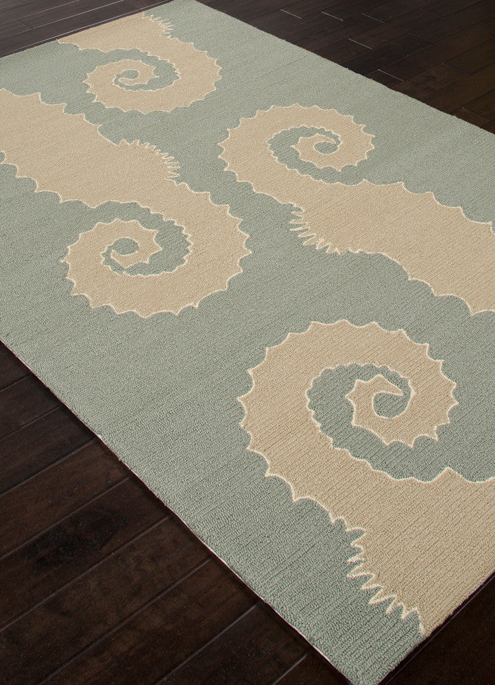Grant Seahorse Slate Blue Area Rug - Image 2
