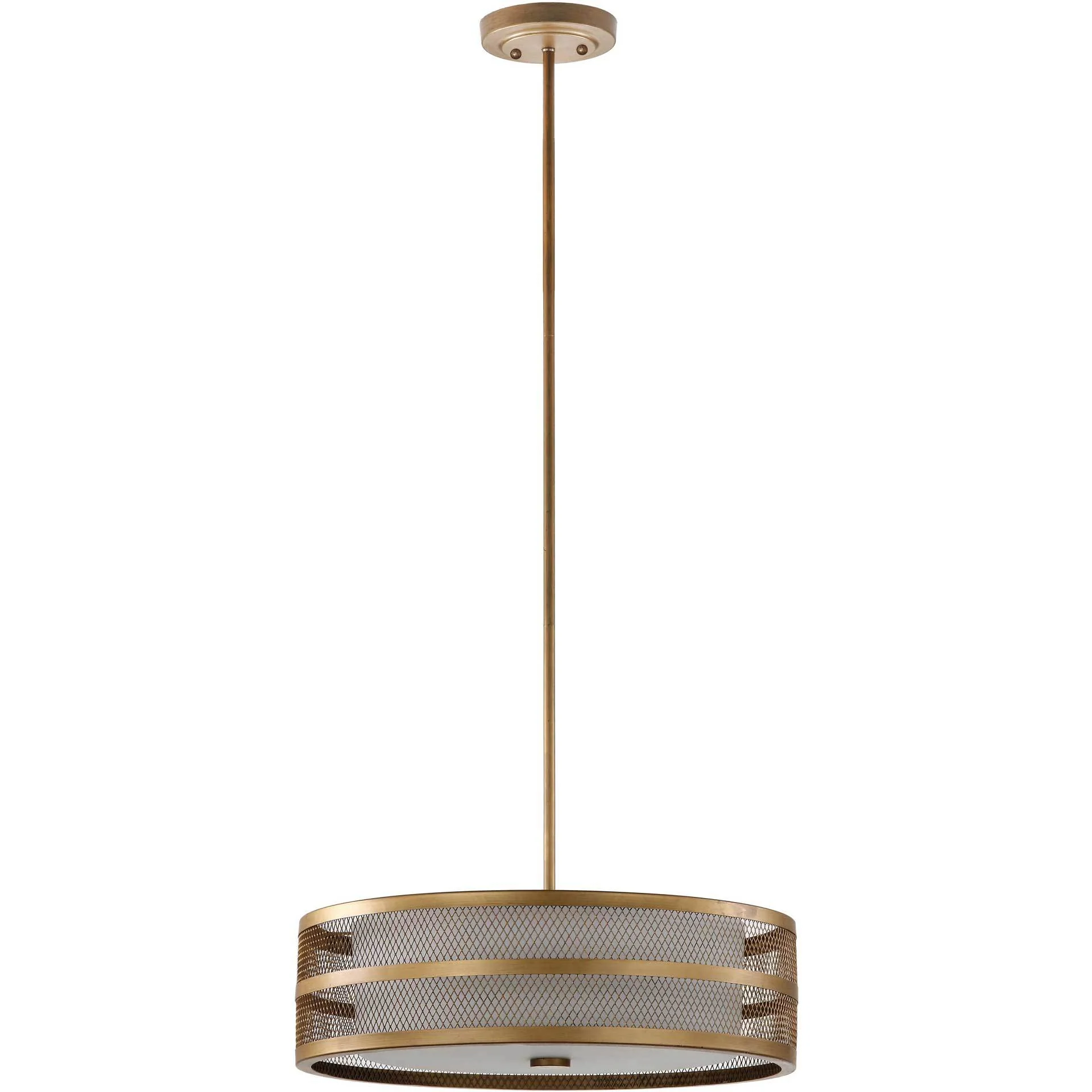 Grant Veil Antique Gold Adjustable Pendant - Image 2
