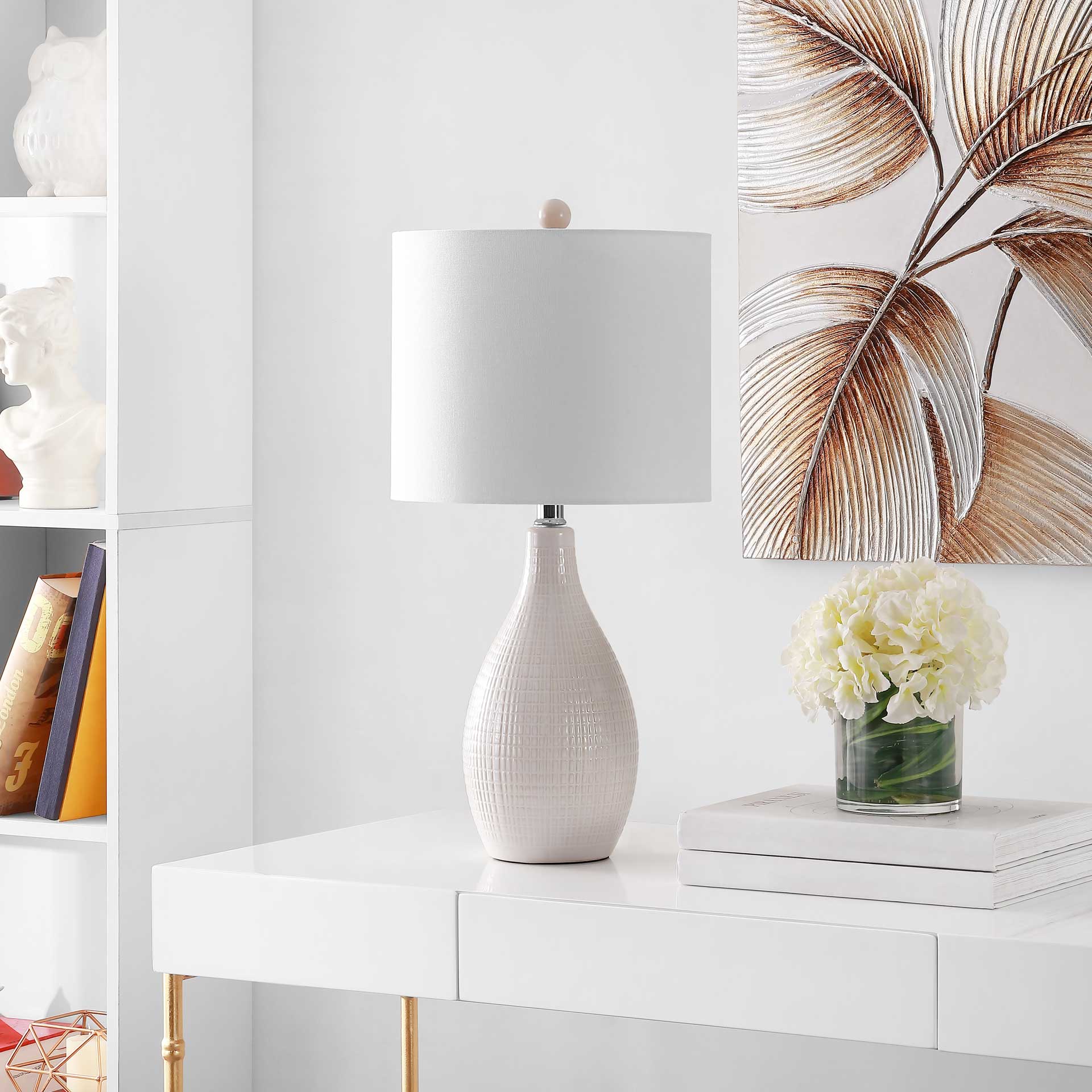 Grayson Table Lamp Cream - Image 3