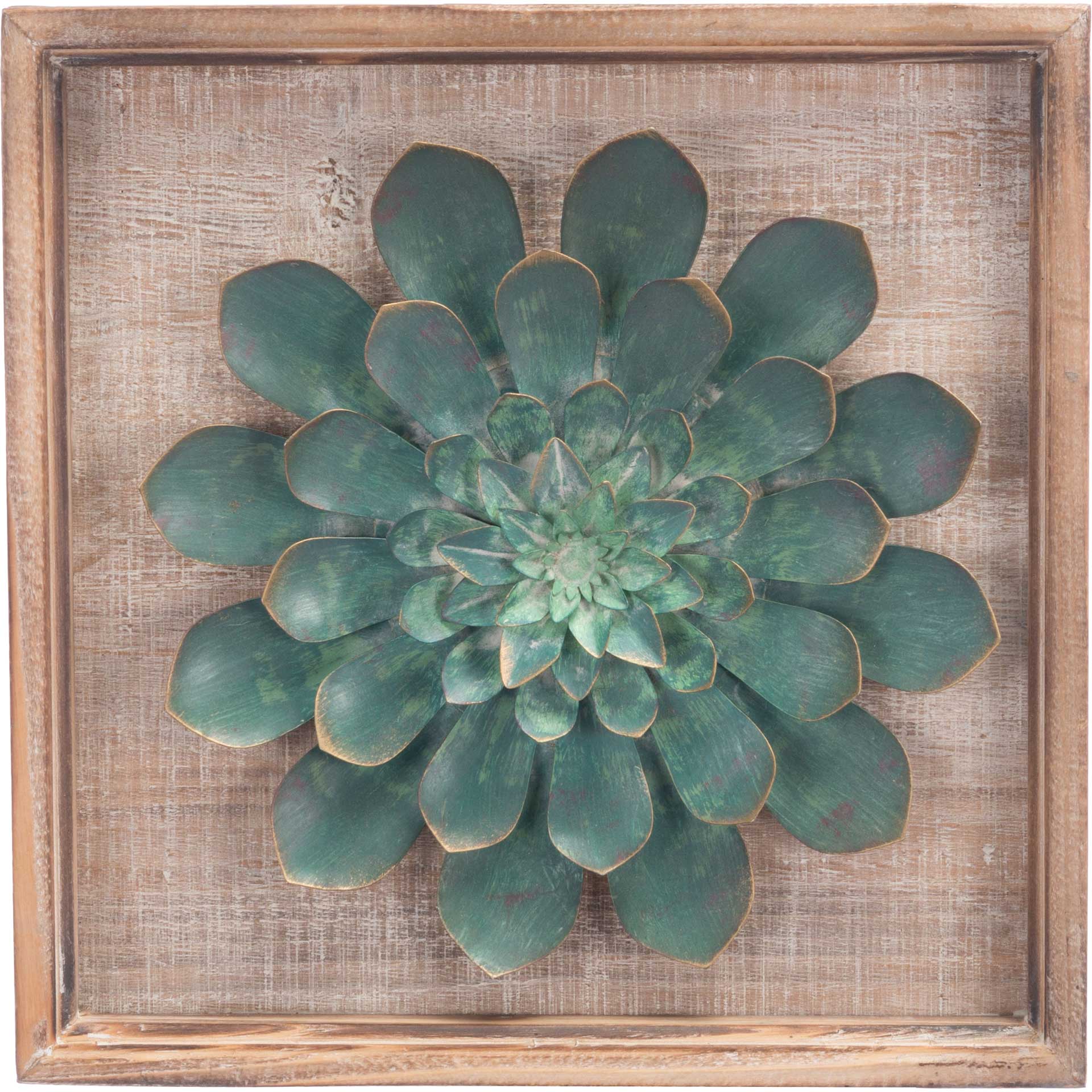 Green Star Succulent Wall Decor - Image 2