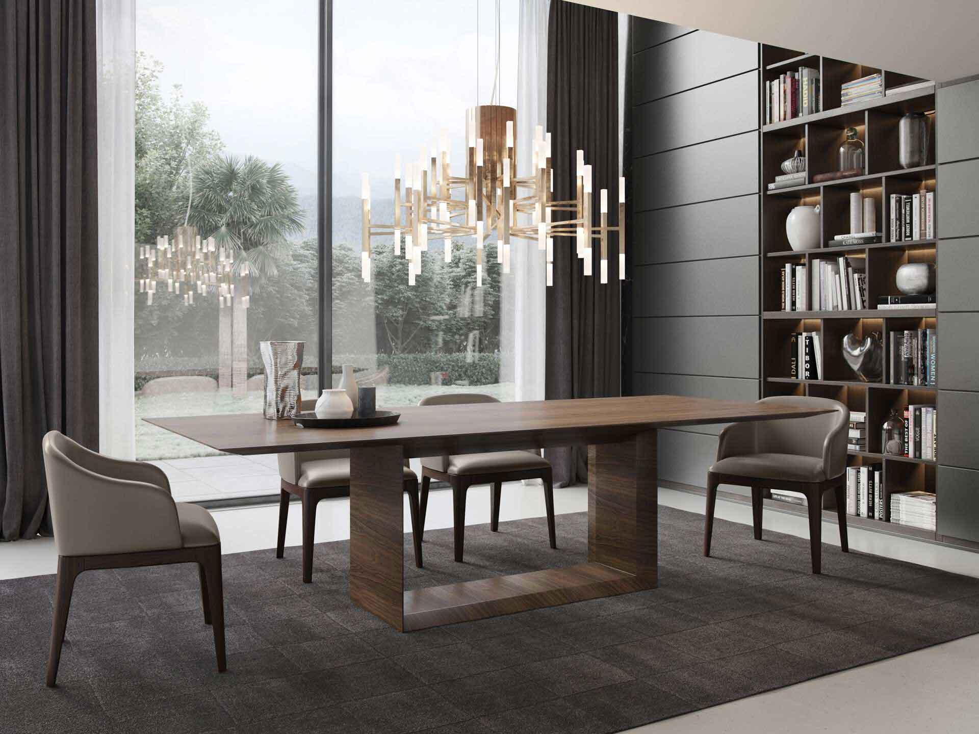 Greenwich Dining Table Walnut - Image 5