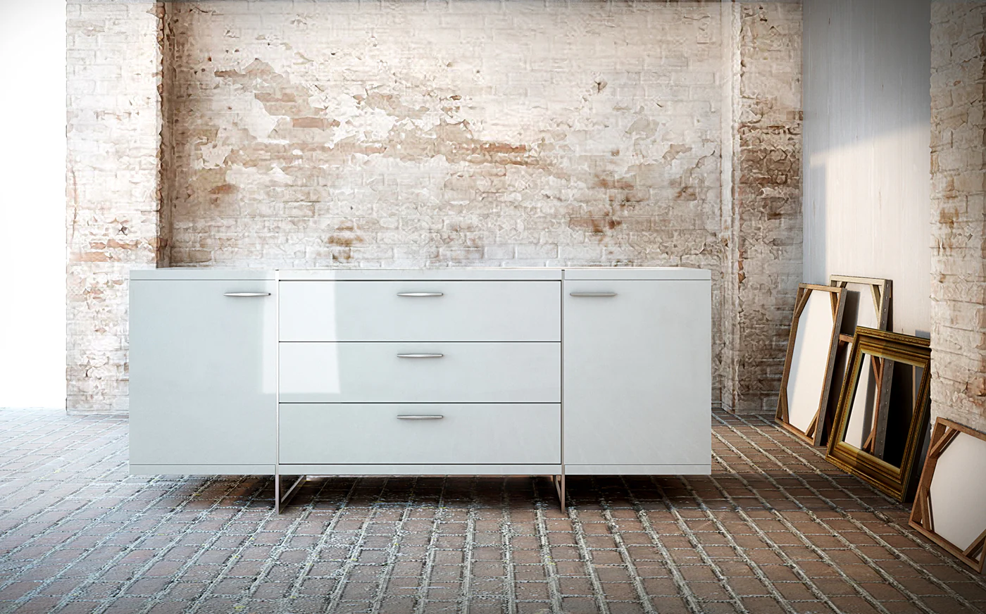 Greenwich Sideboard White - Image 3