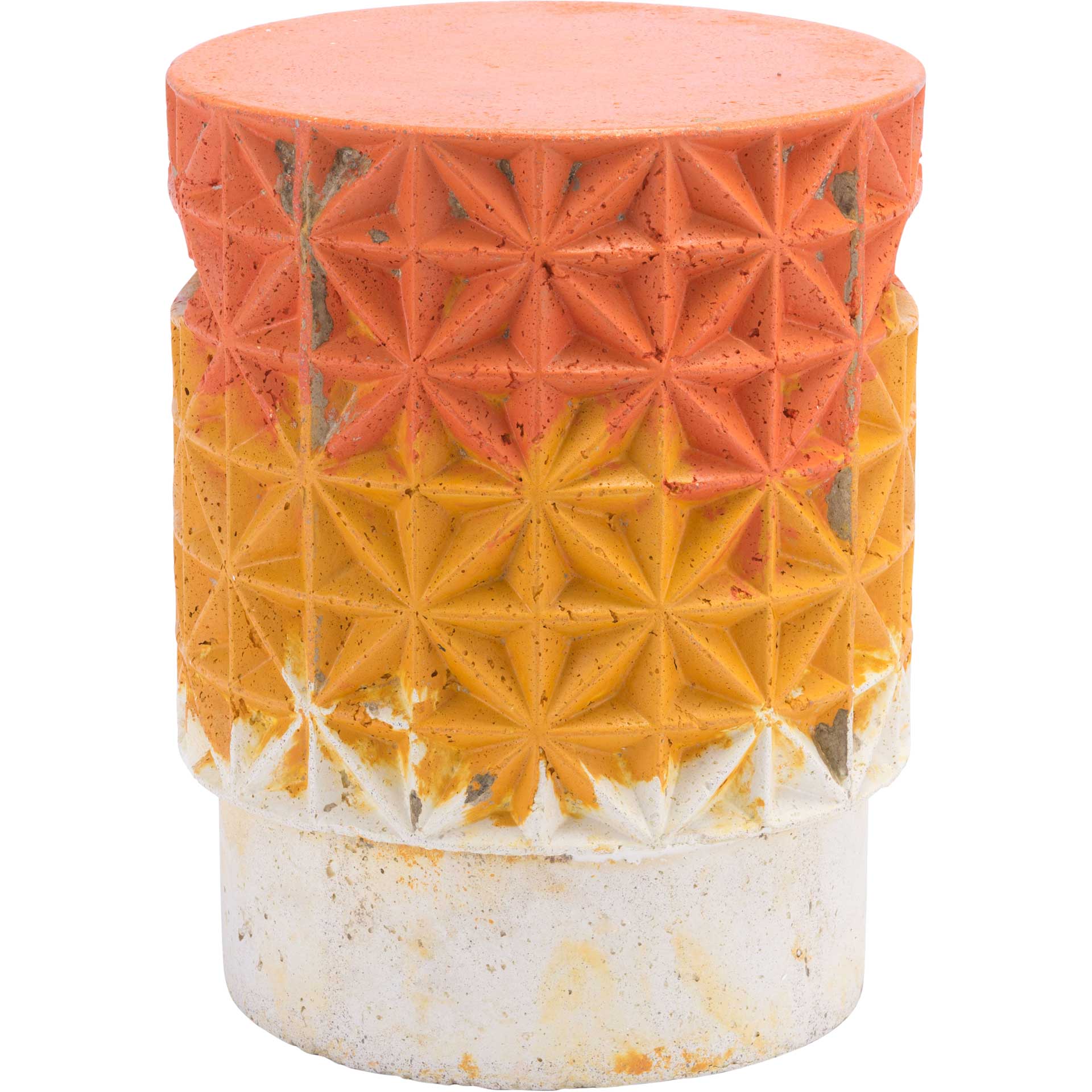 Grid Garden Seat Orange - Image 2