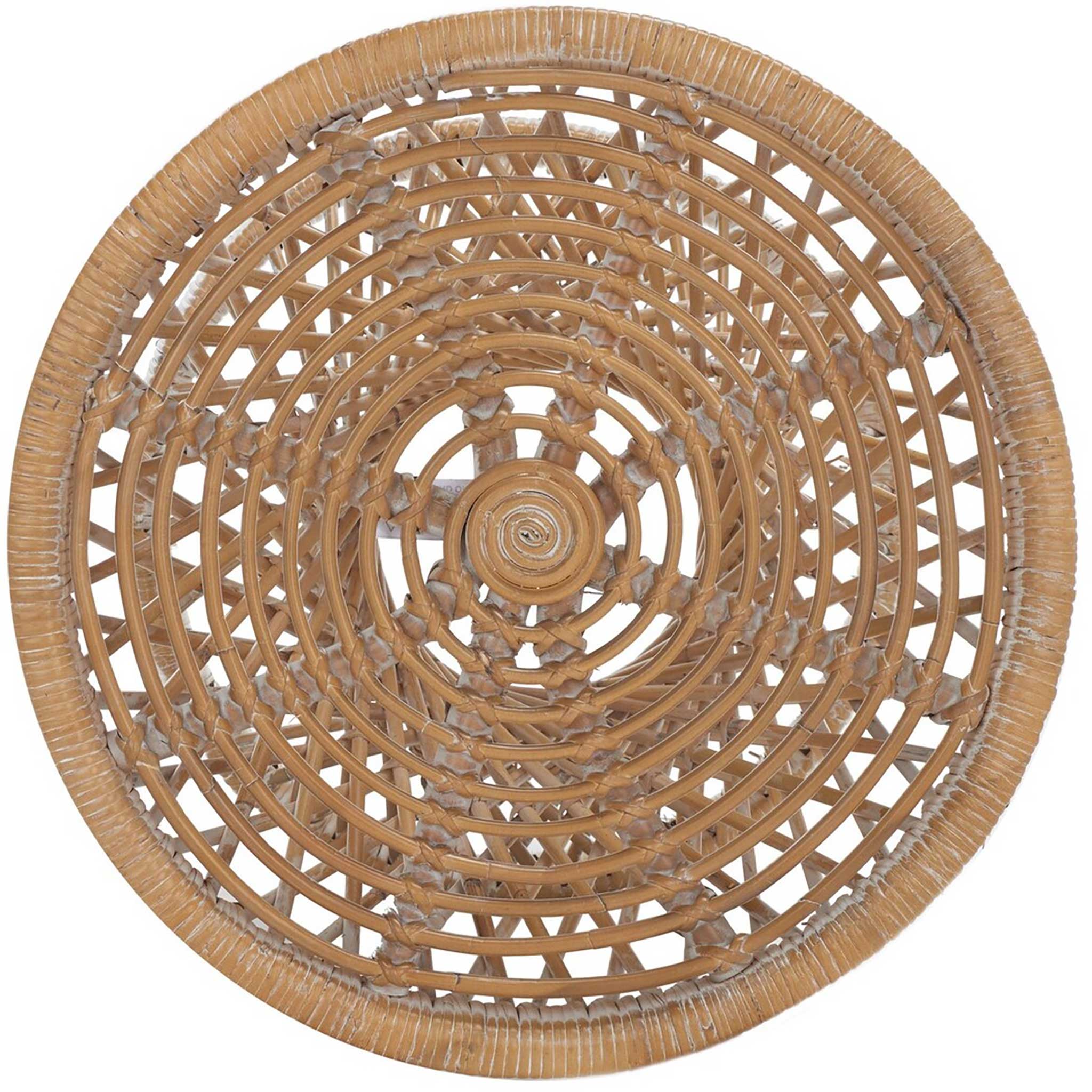 Griffin Bowed Accent Table Gray White Wash - Image 4