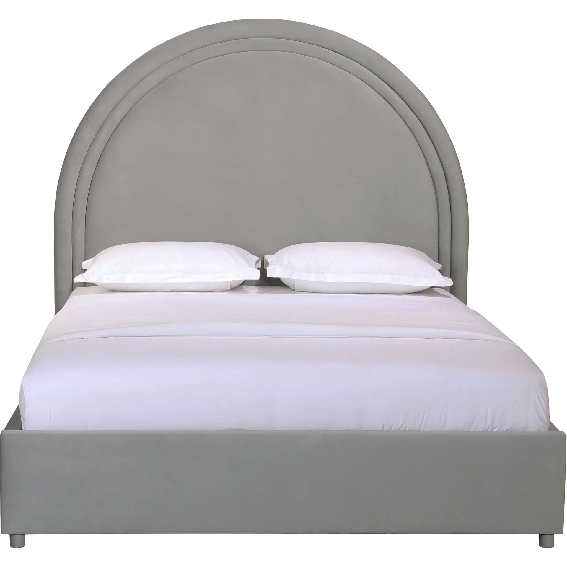 Griffith Velvet Bed Gray - Image 2