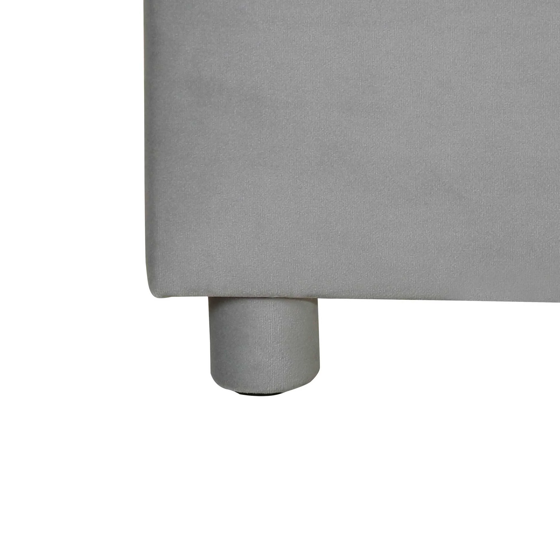 Griffith Velvet Bed Gray - Image 5
