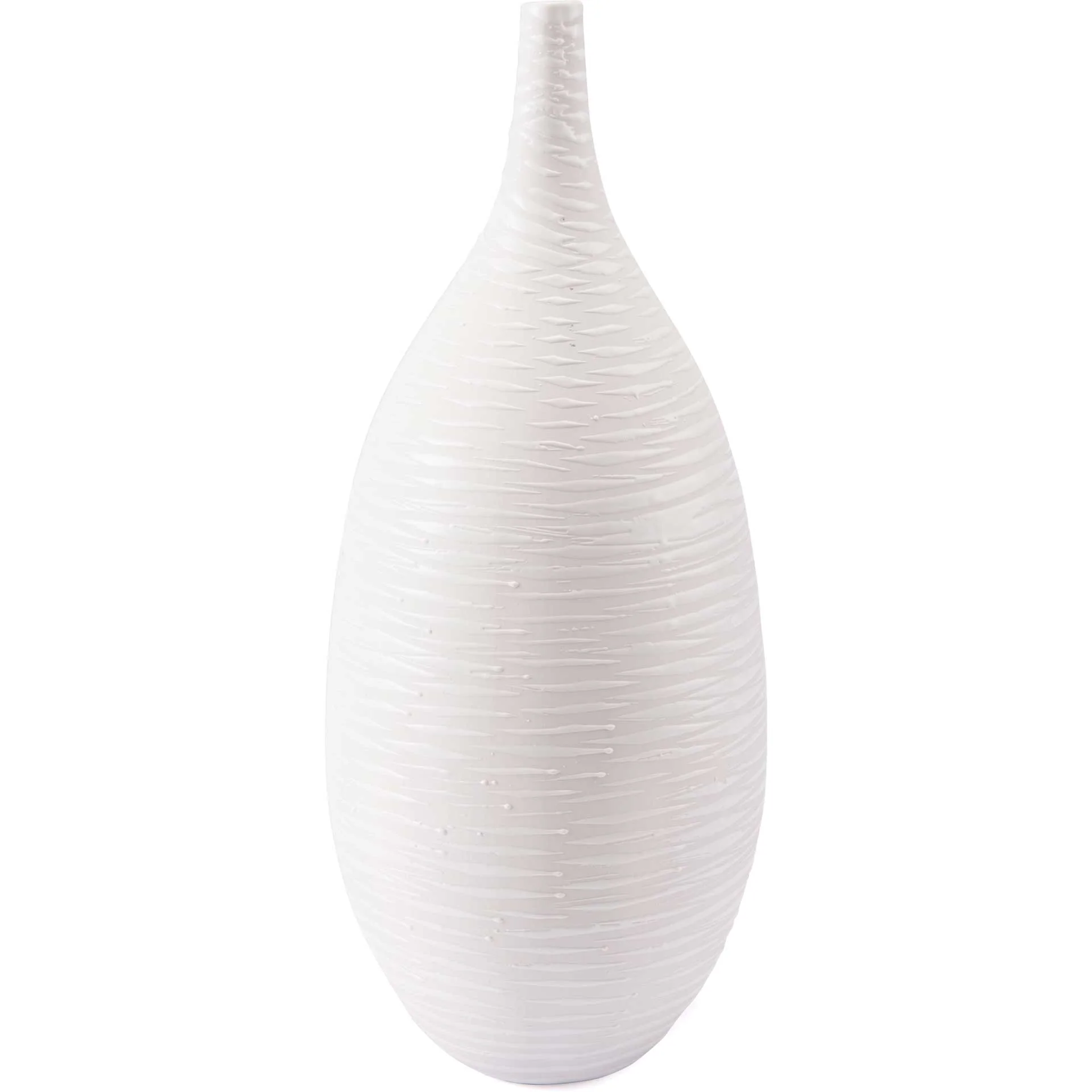 Grooved Vase White - Image 2
