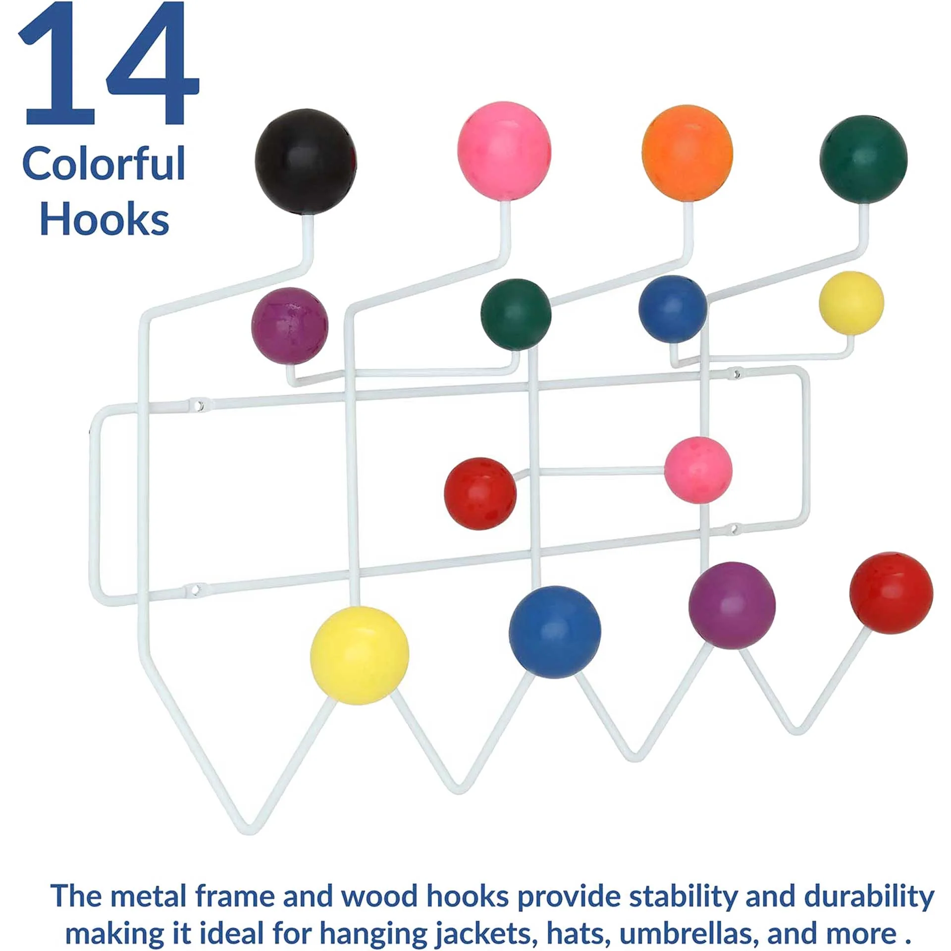 Gumball Coat Rack Multicolored - Image 2