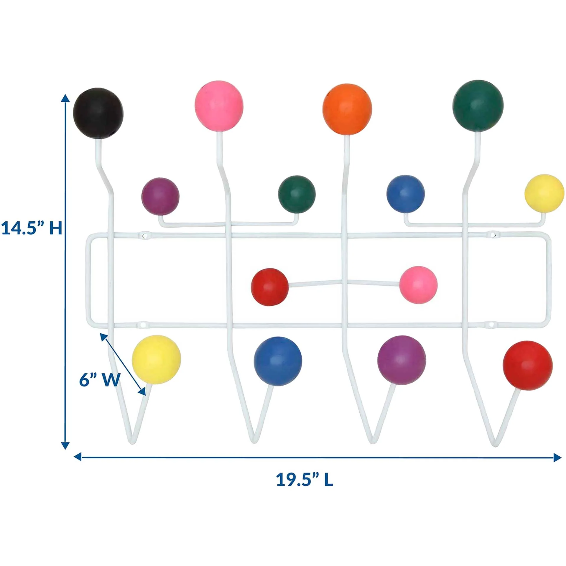 Gumball Coat Rack Multicolored - Image 3